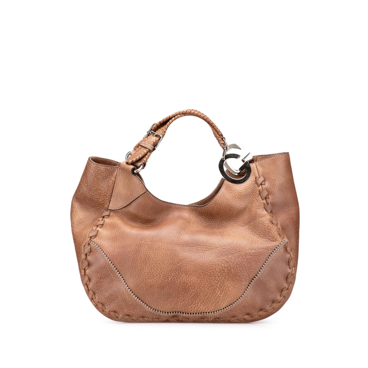 Gucci Grained Charlotte Calfskin Medium Shoulder Bag