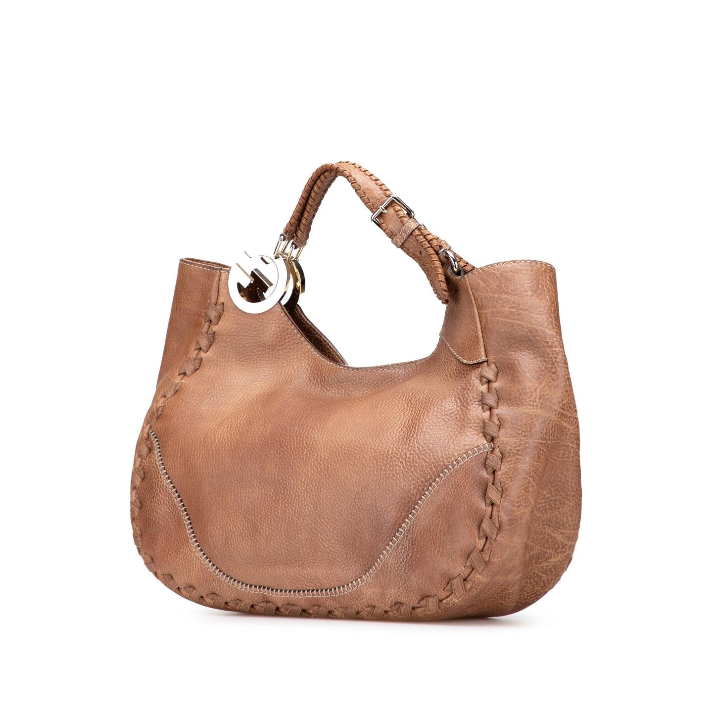Gucci Grained Charlotte Calfskin Medium Shoulder Bag