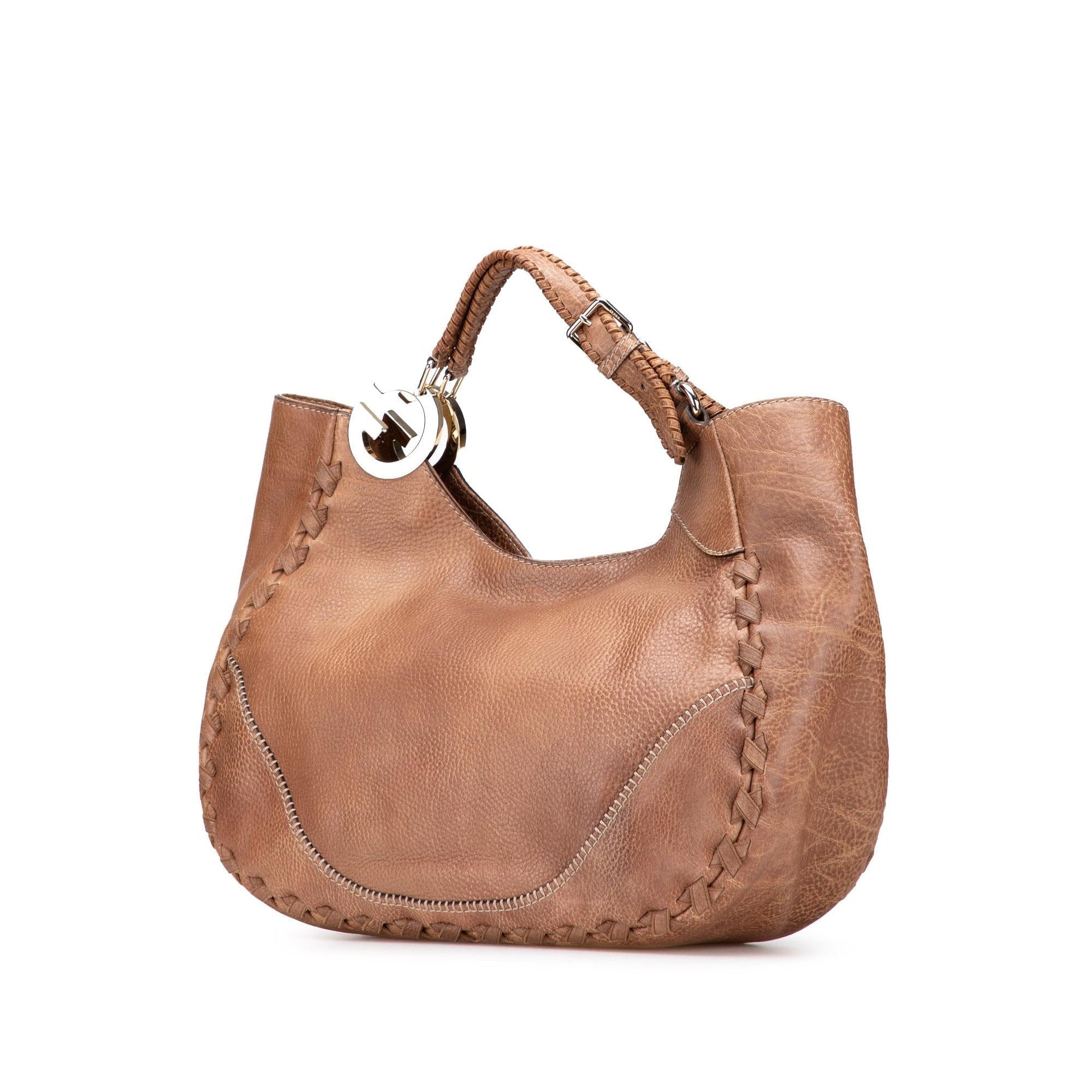 Gucci Grained Charlotte Calfskin Medium Shoulder Bag