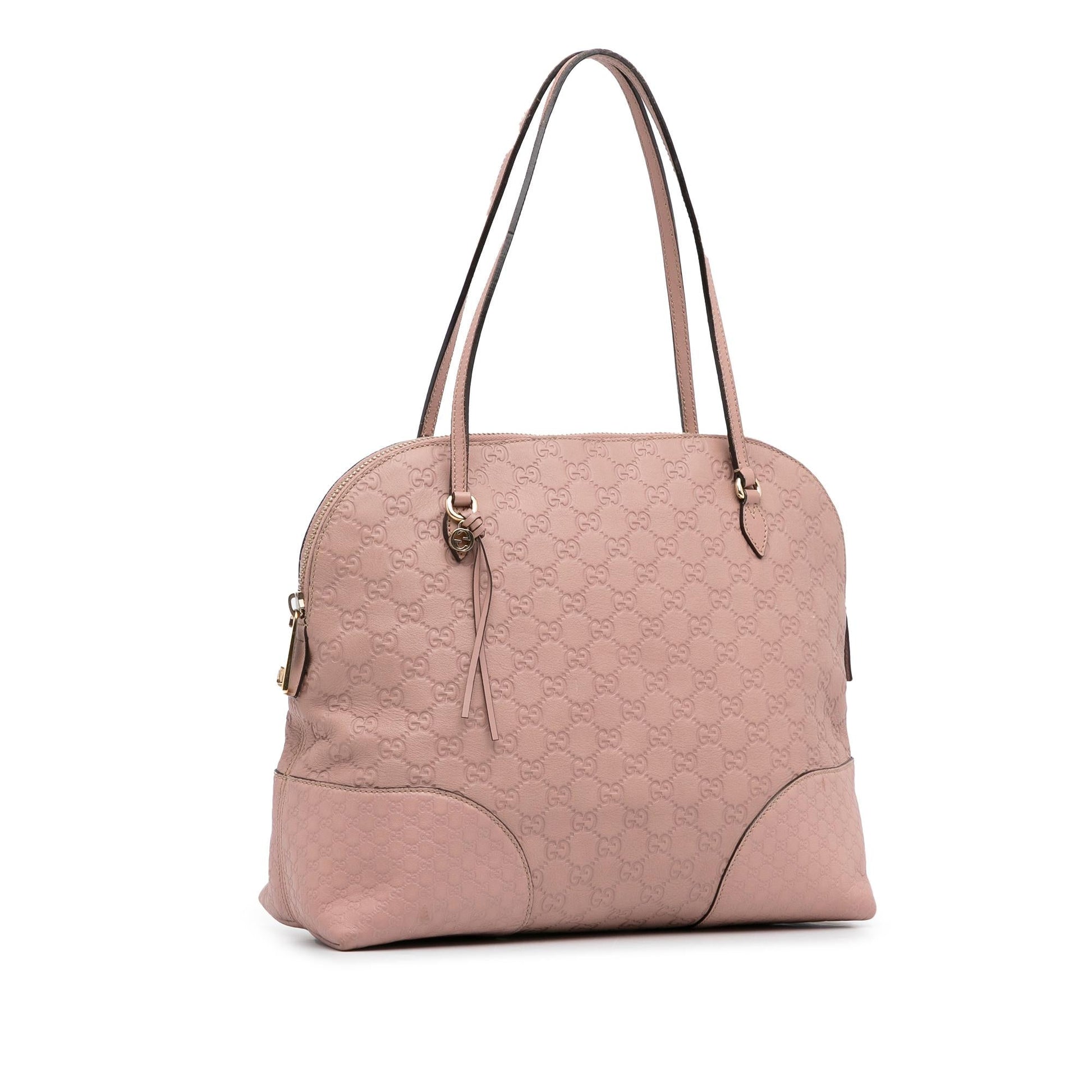 Gucci Guccissima Bree SHG-RyqPcq Calf Pink Medium Shoulder Bag