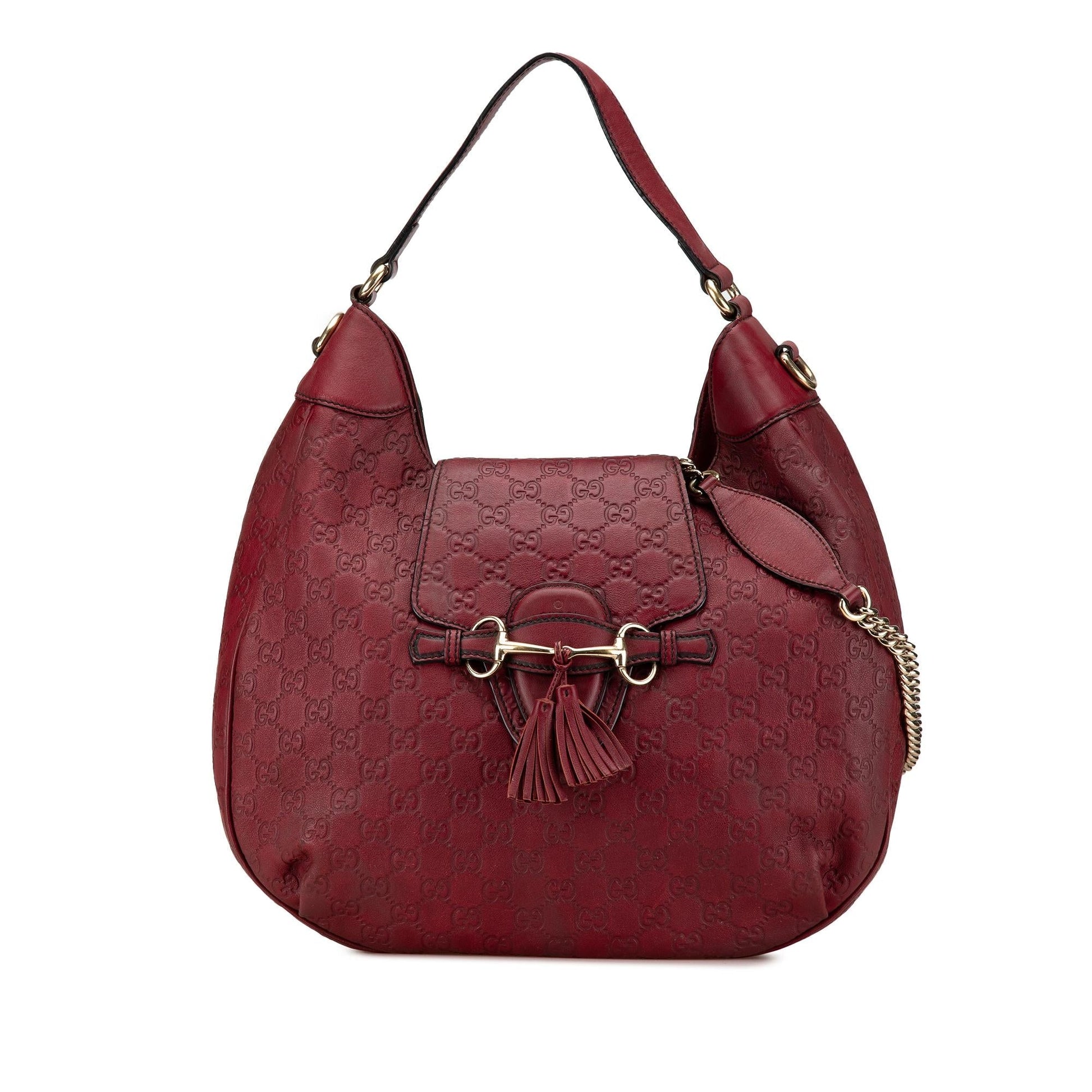 Gucci Guccissima Emily Calf Medium Satchel Bag