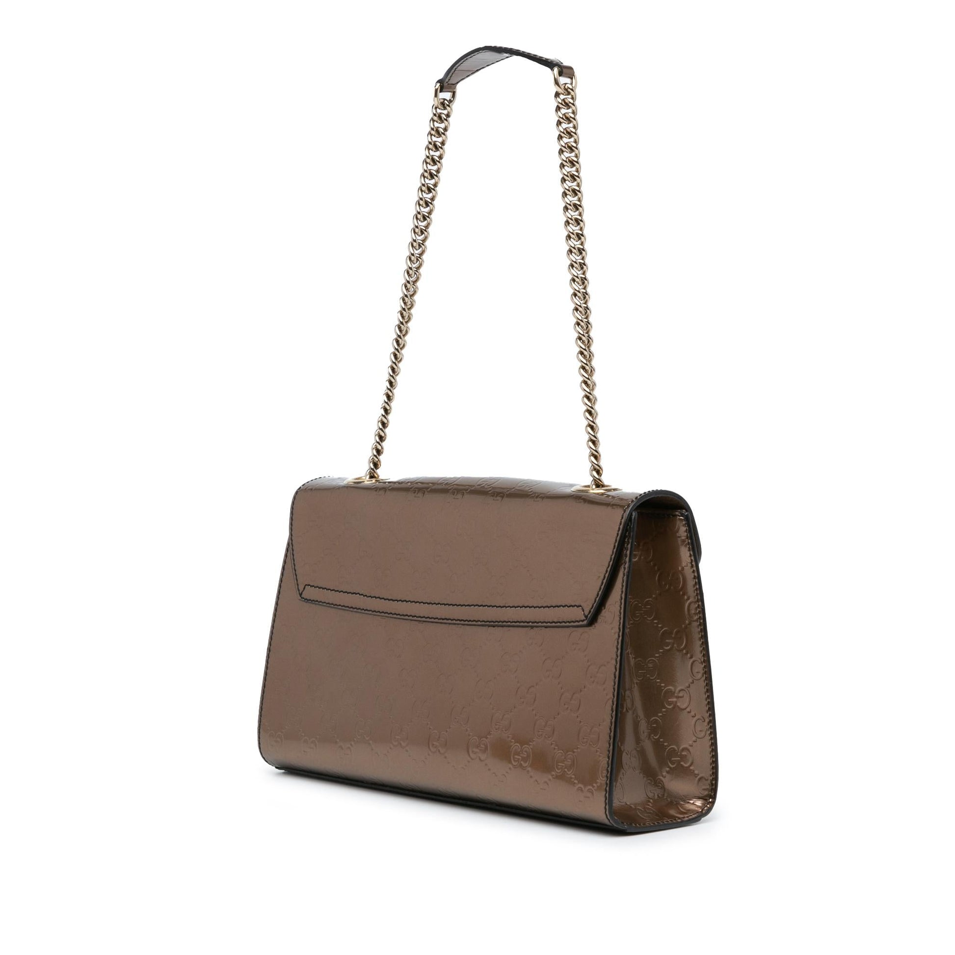 Gucci Guccissima Emily SHG-D1WoFx Calf Gold Medium Shoulder Bag