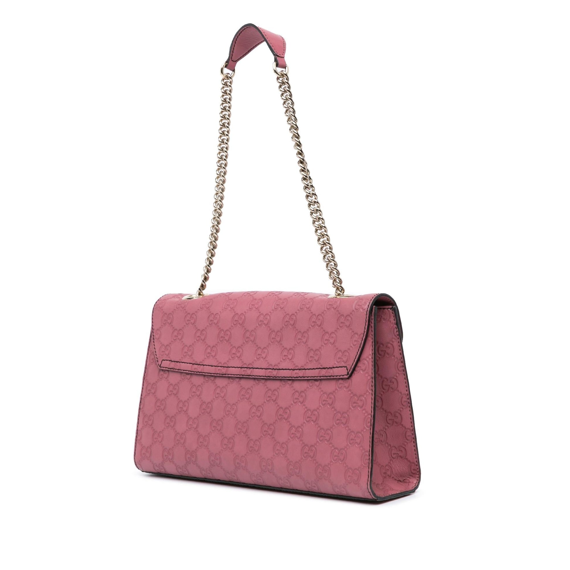 Gucci Guccissima Emily Calf Pink Medium Shoulder Bag Bag 1