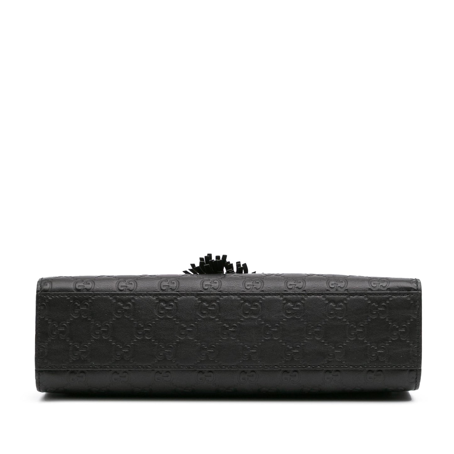 Gucci Guccissima Emily Calf Black Medium Shoulder Bag