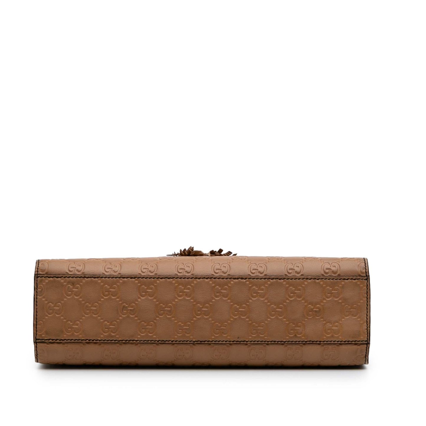 Gucci Guccissima Emily Calf Brown Medium Shoulder Bag