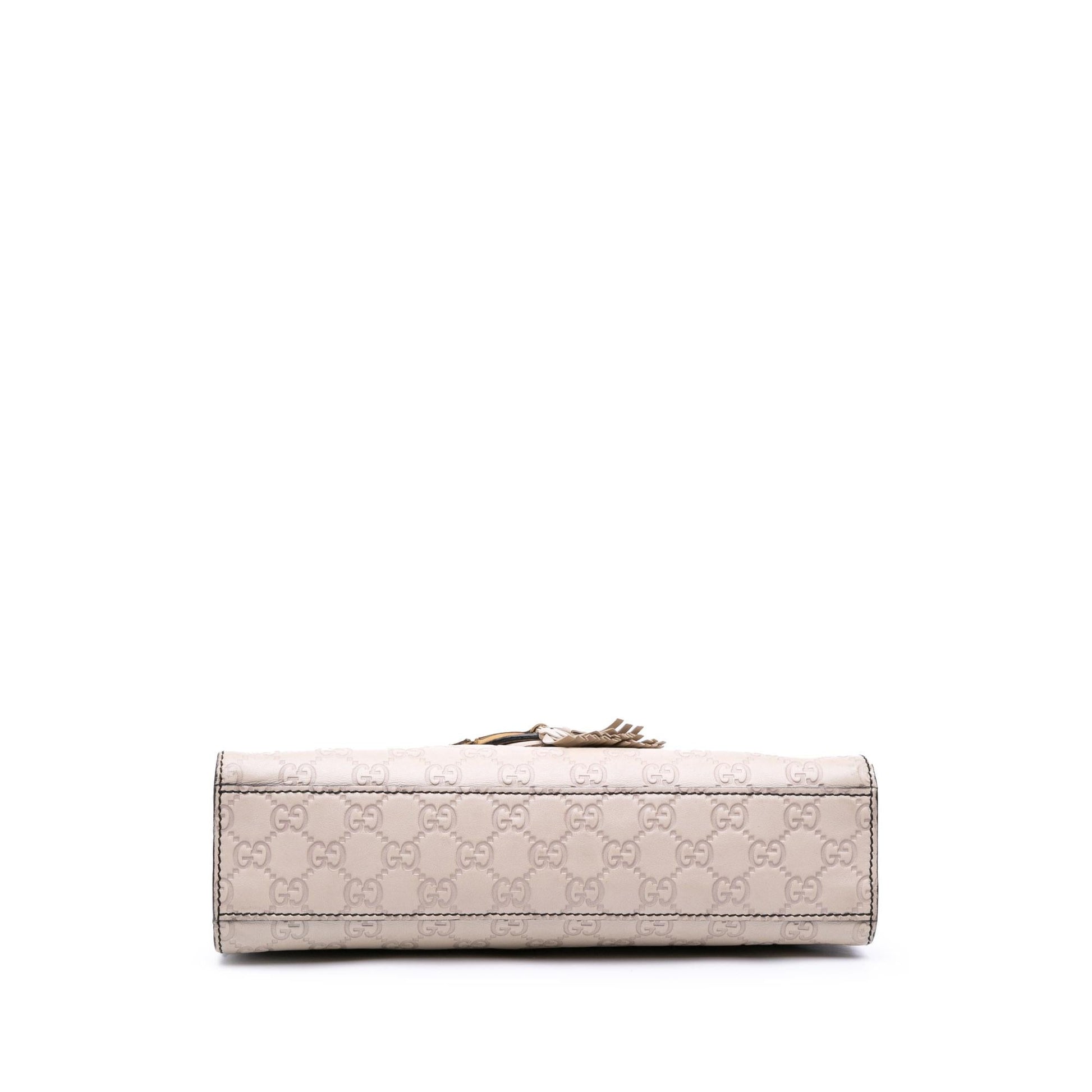 Gucci Guccissima Emily Calf White Medium Shoulder Bag Bag 7