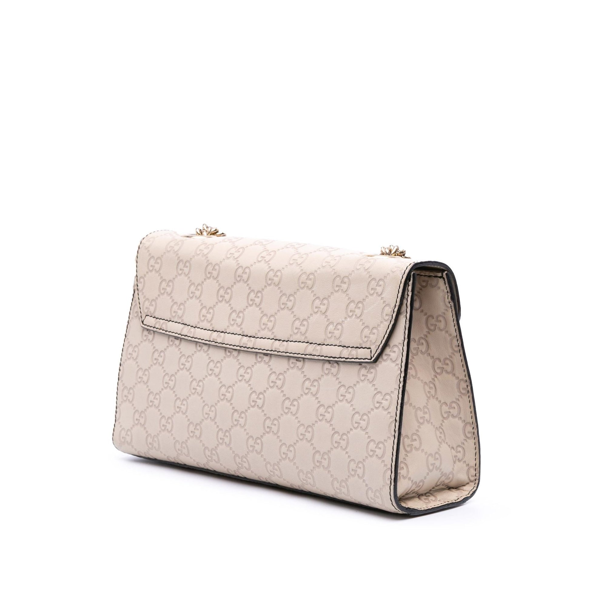 Gucci Guccissima Emily Calf White Medium Shoulder Bag Bag 7