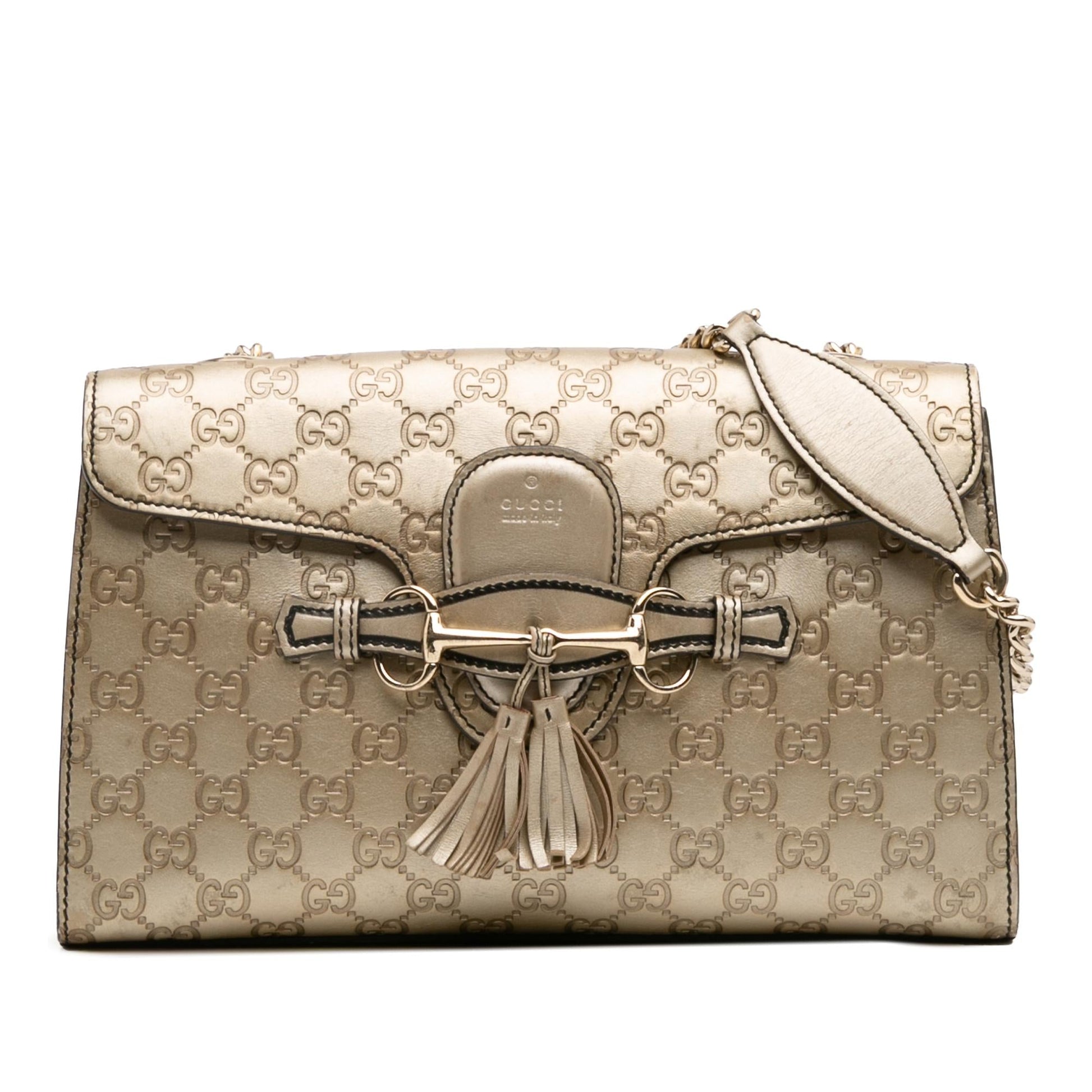 Gucci Guccissima Emily Medium Shoulder Bag