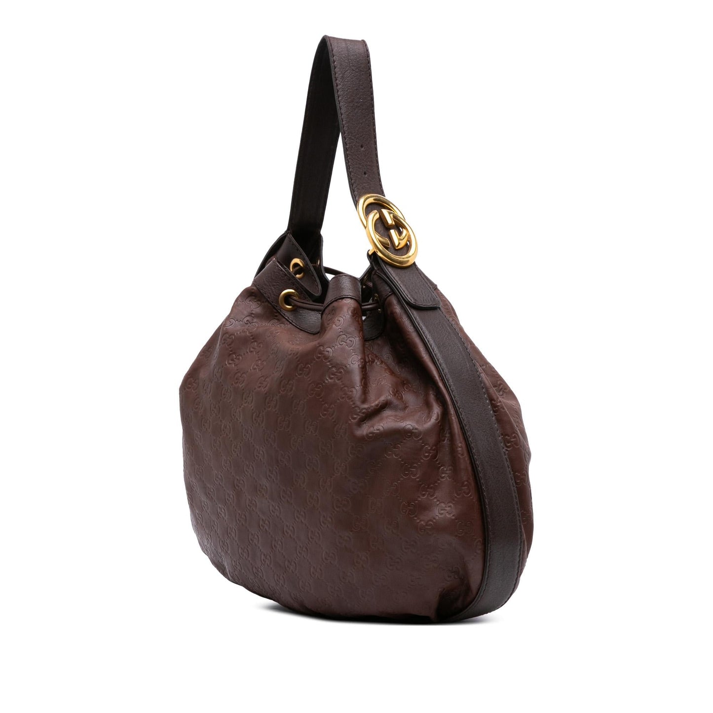 Gucci Guccissima Interlocking Icon Drawstring Medium Jewelry