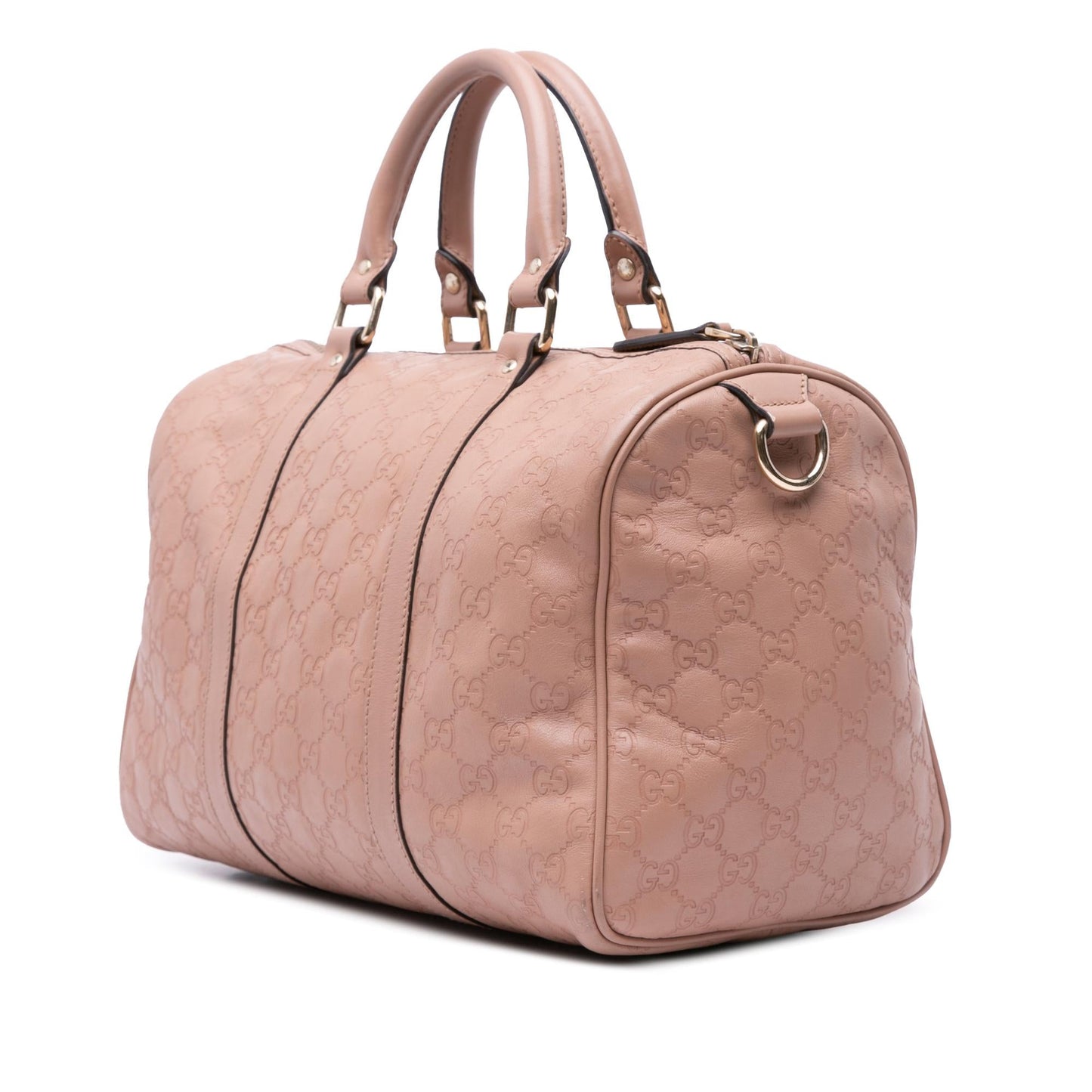 Gucci Guccissima Joy Boston Calf Pink Medium Satchel Bag
