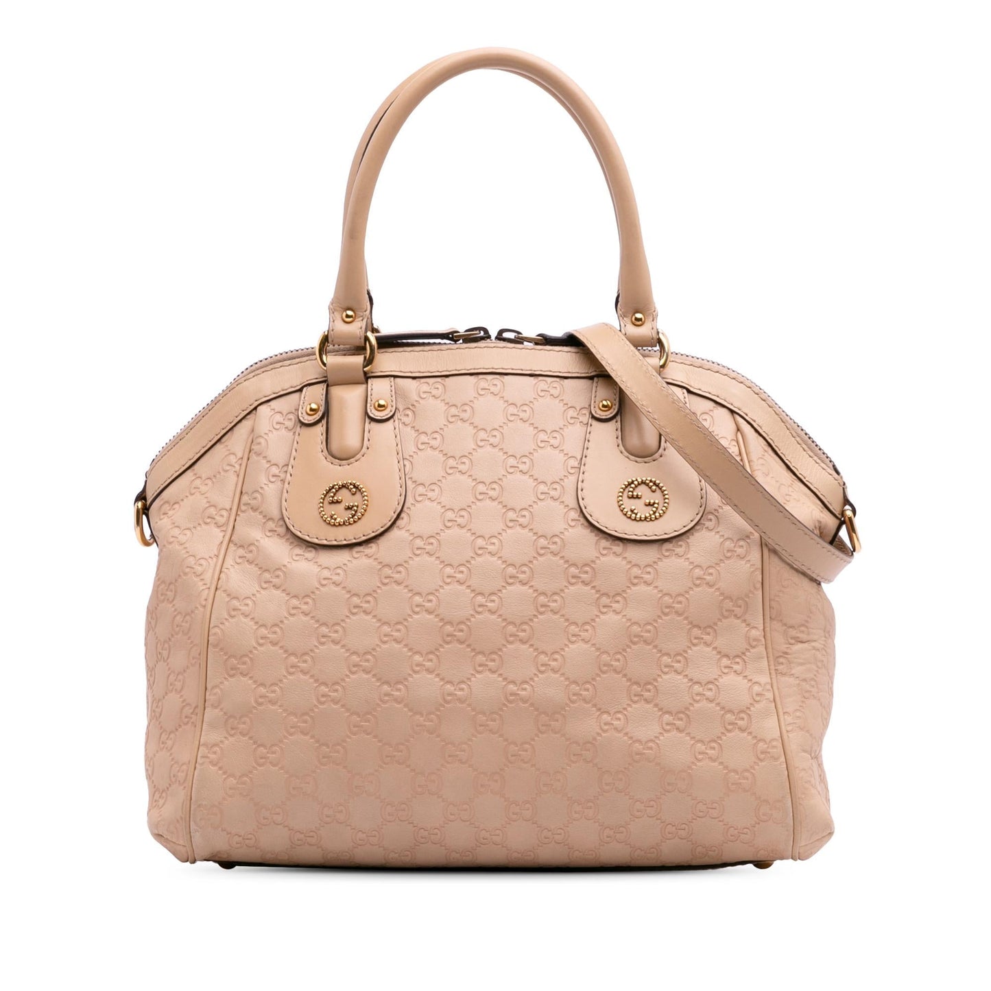 Gucci Guccissima Scarlett Calf Brown Medium Satchel Bag Satchel 2