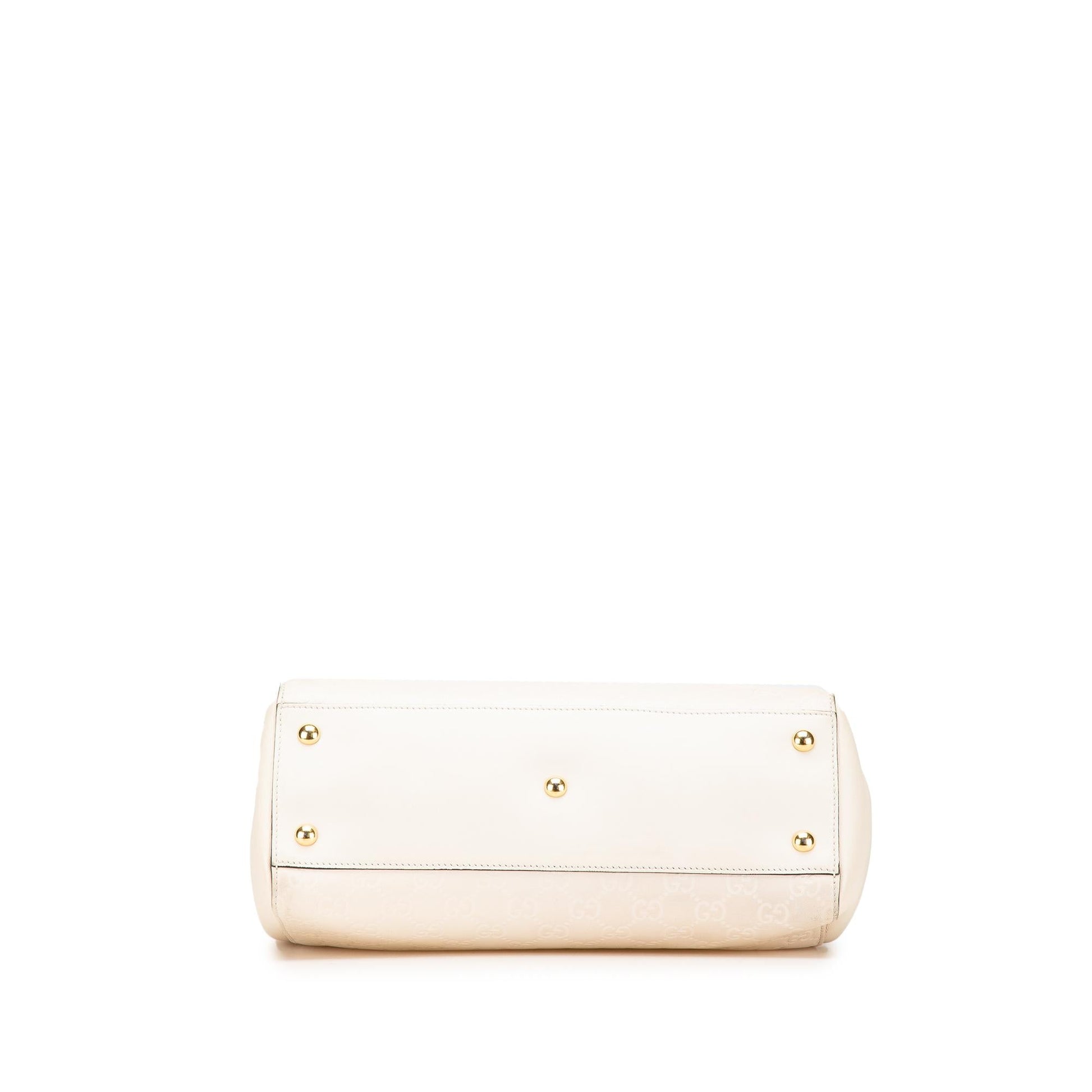 Gucci Guccissima Soft Calf White Medium Shoulder Bag Shoulder Bag