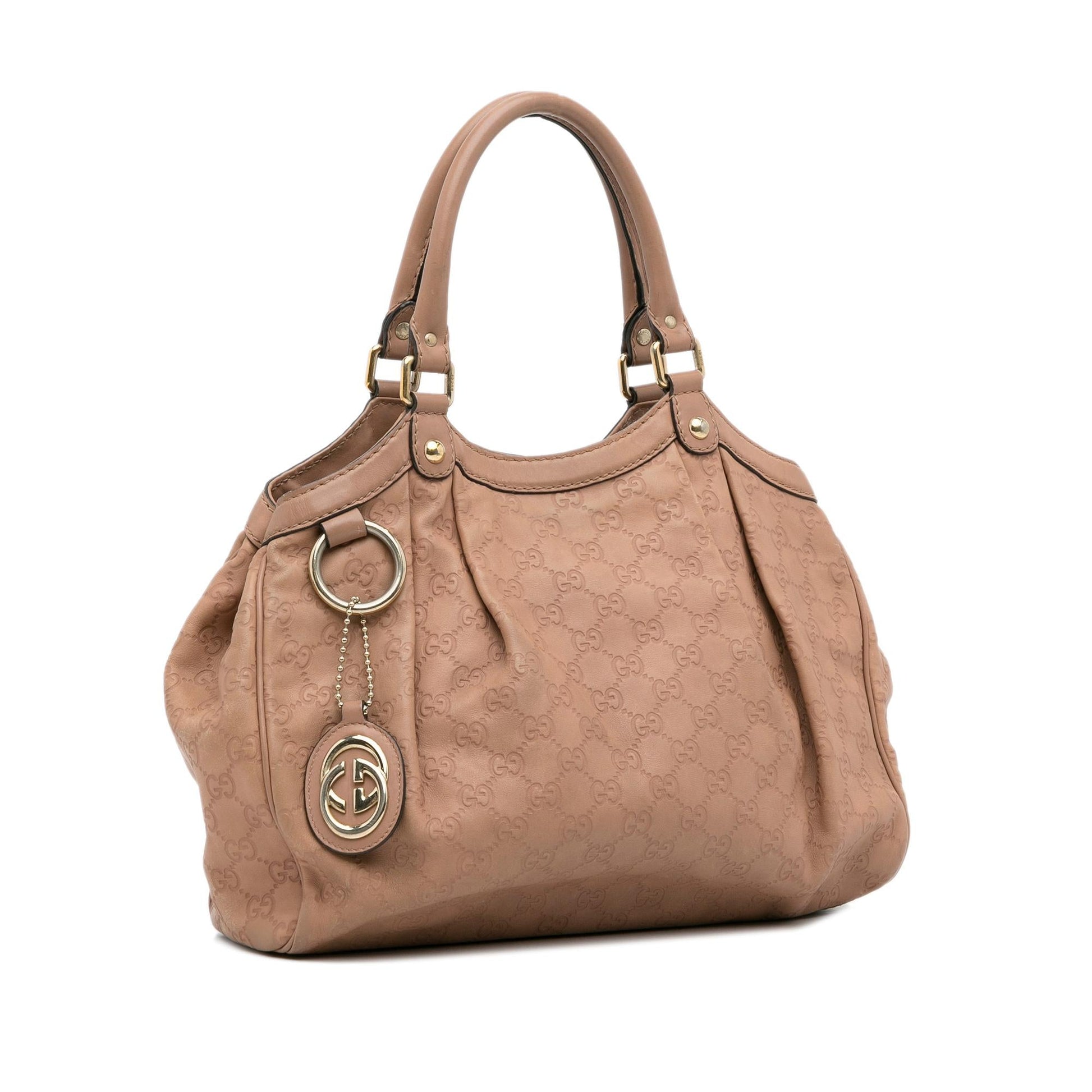 Gucci Guccissima Sukey SHG-yRnH0q Calf Pink Medium Tote Bag