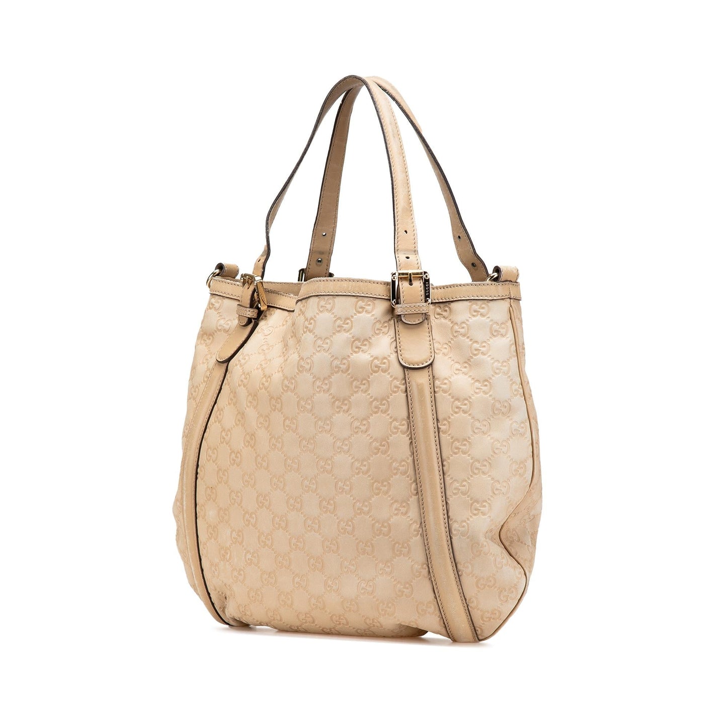 Gucci Guccissima Web Britt Calf Brown Medium Satchel Bag Britt Satchel