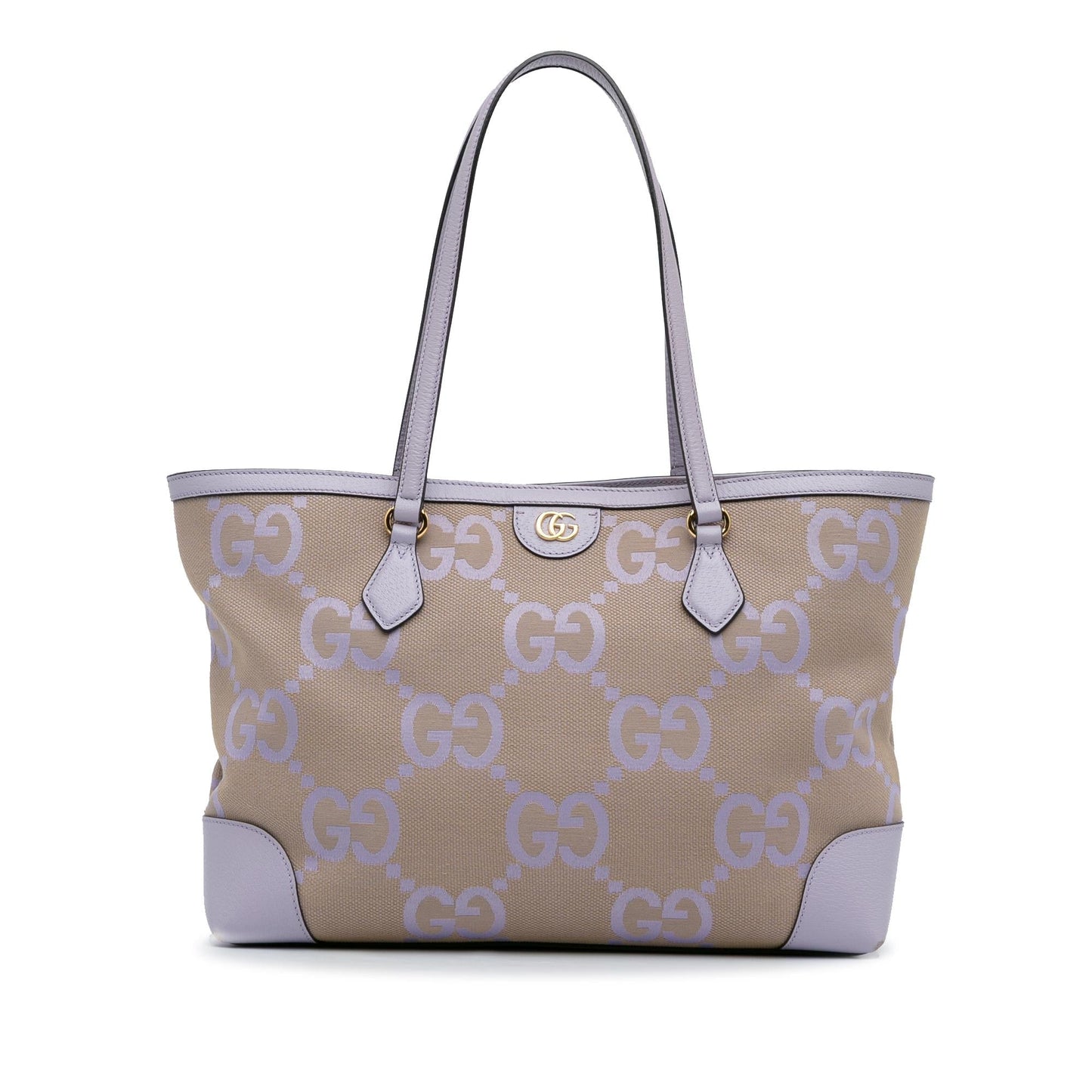 Gucci Jumbo GG Ophidia SHG-TCZVwF Canvas Calf Medium Tote Bag
