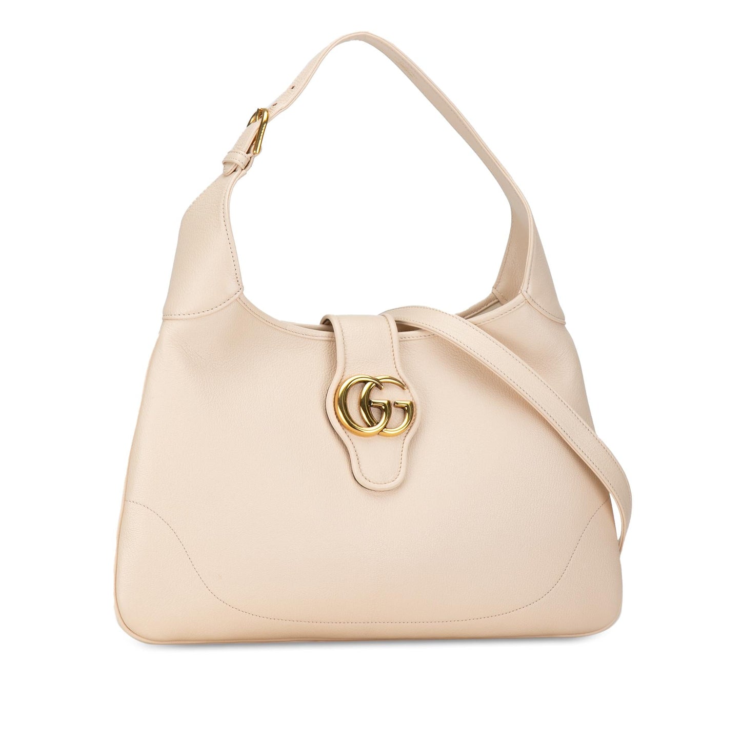 Gucci Aphrodite Leather Calf Brown Medium Crossbody Bag Shg Xzujho