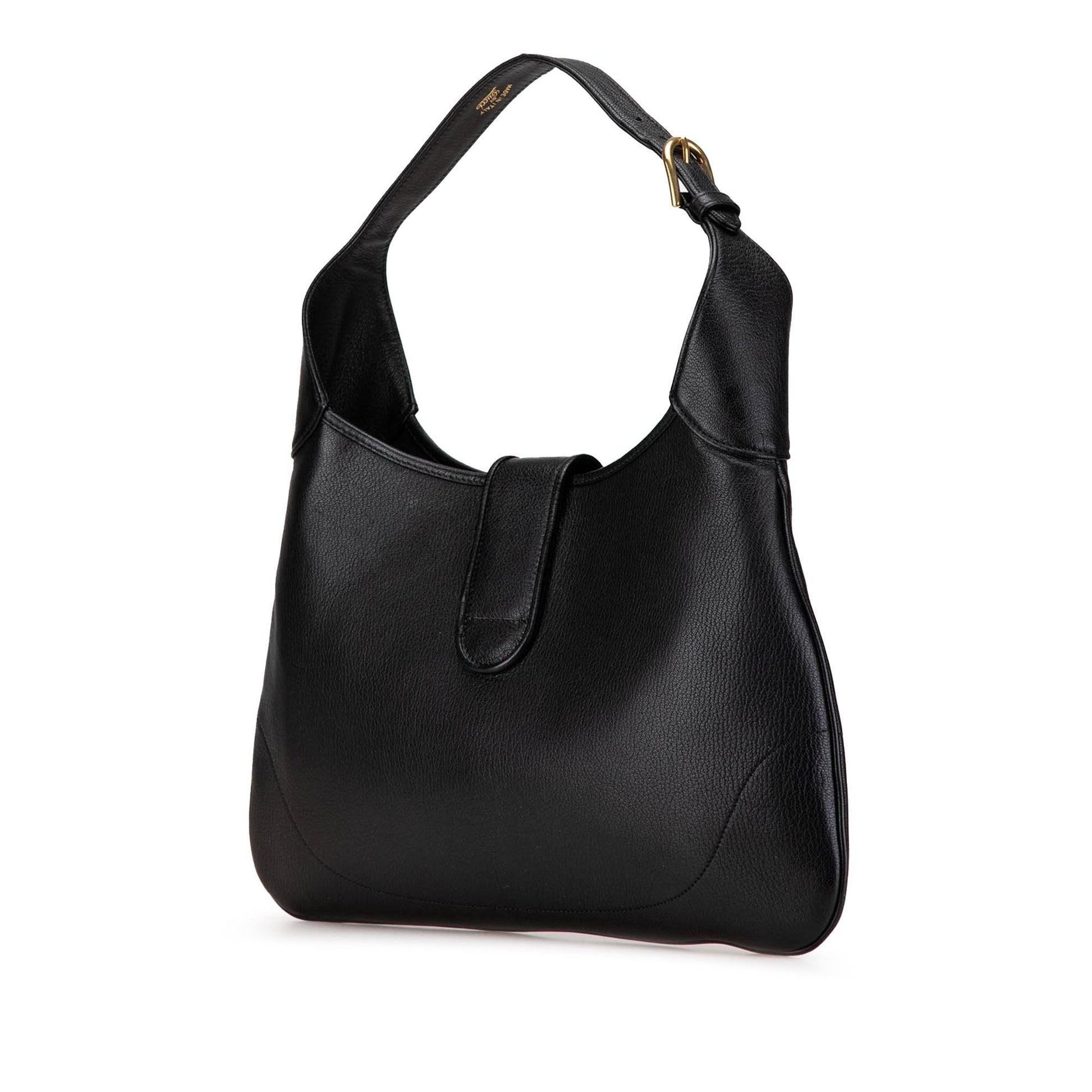 Gucci Aphrodite Leather Calf Black Medium Crossbody Bag Shg 8Vxb9Y