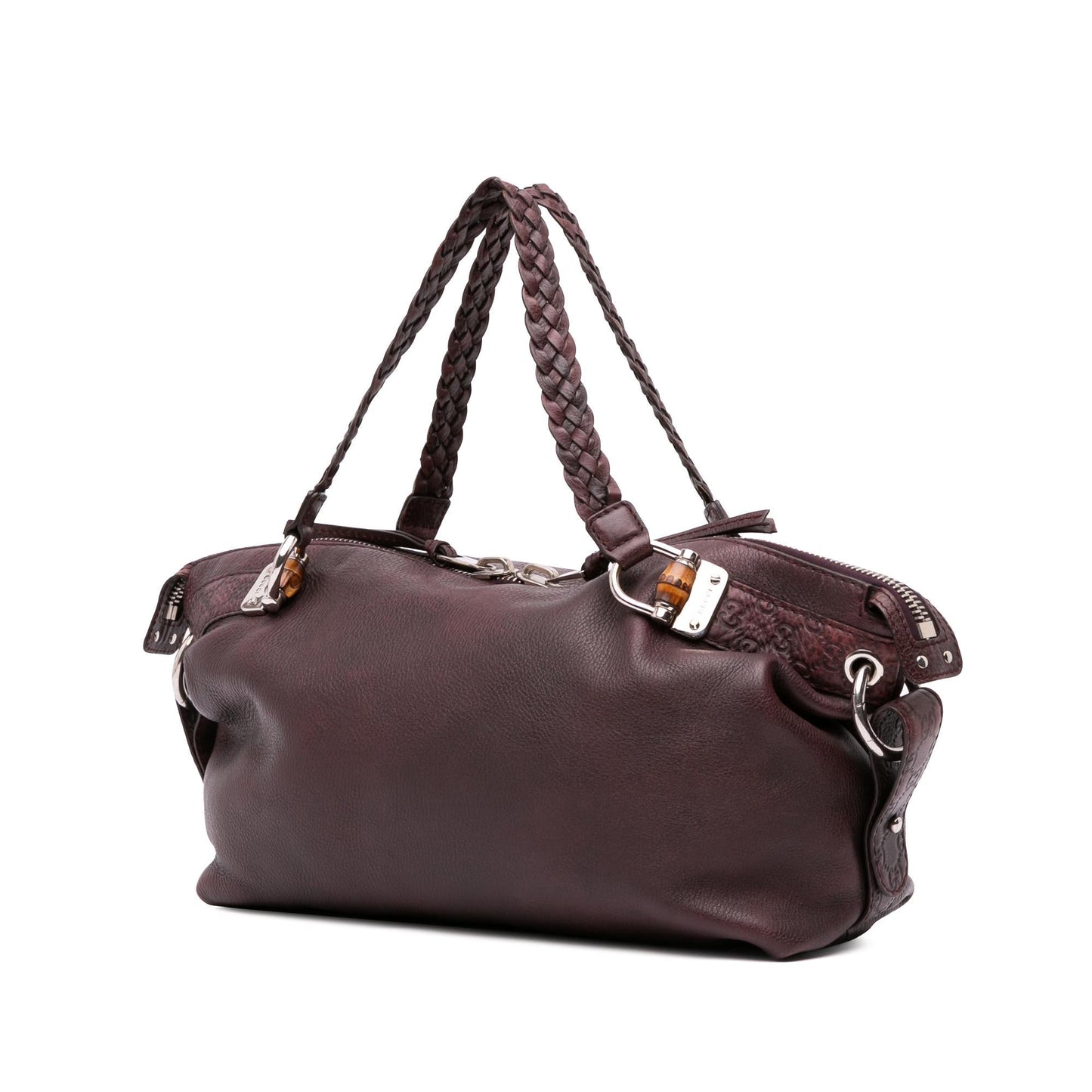 Gucci Bamboo Bar Leather Calf Medium Tote Bag