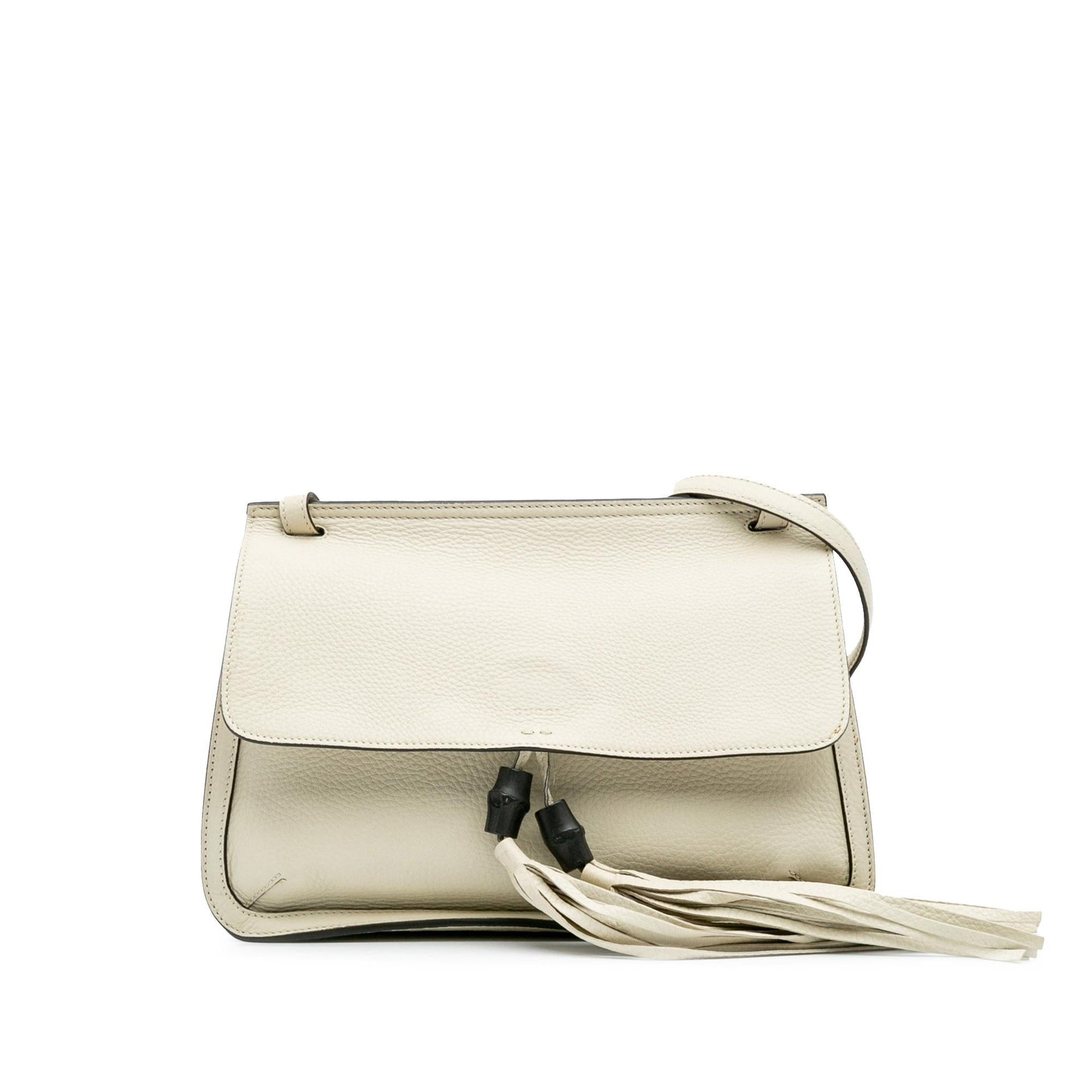 Gucci Bamboo Daily Leather Calf Brown Medium Crossbody Bag