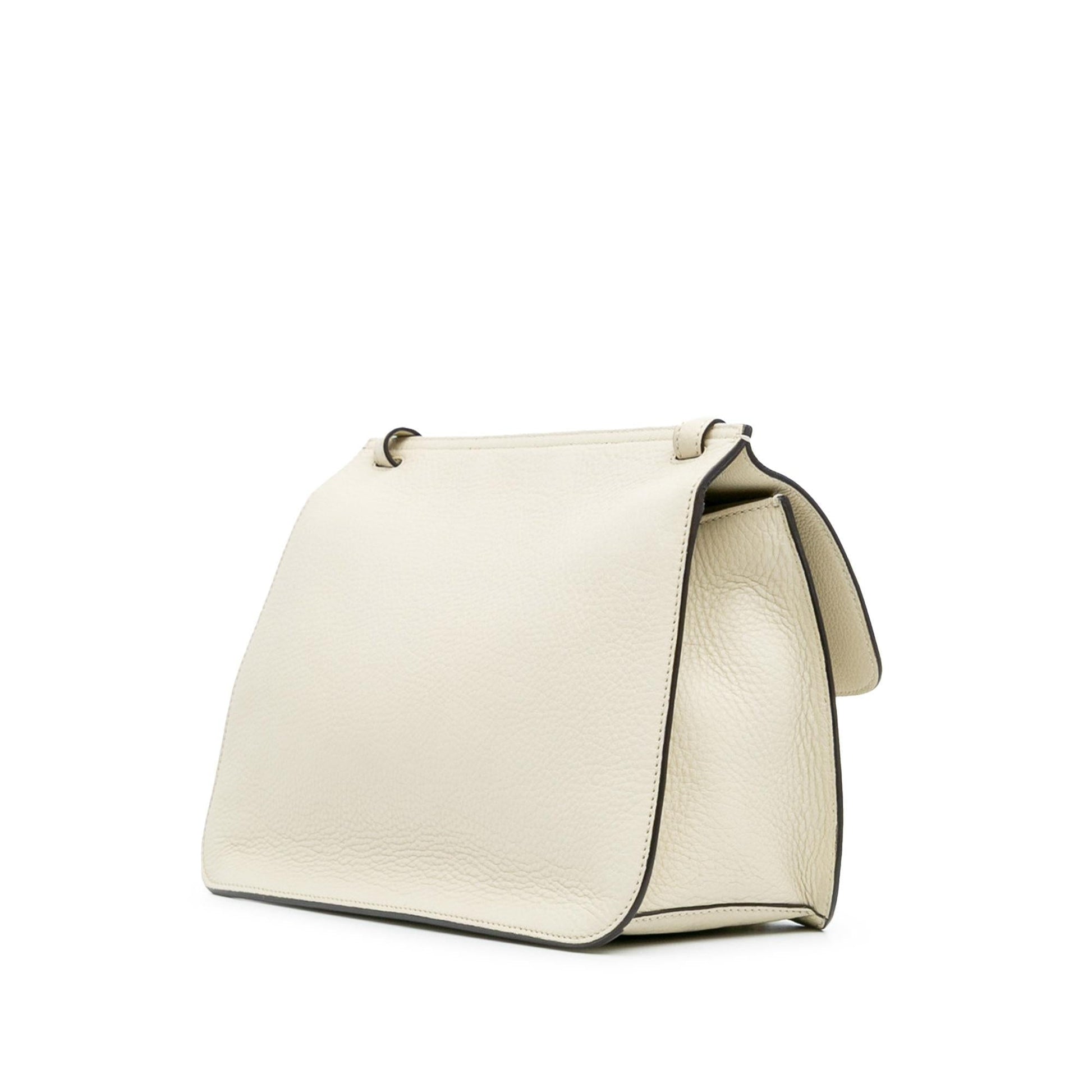 Gucci Bamboo Daily Leather Calf Brown Medium Crossbody Bag