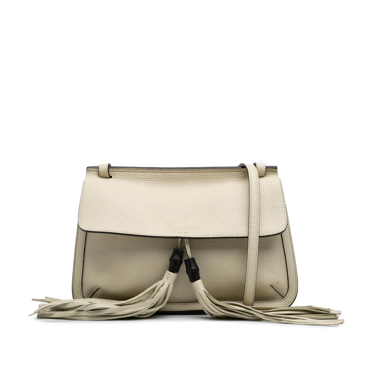 Gucci Bamboo Daily Leather Calf Brown Medium Crossbody Bag Crossbody 3