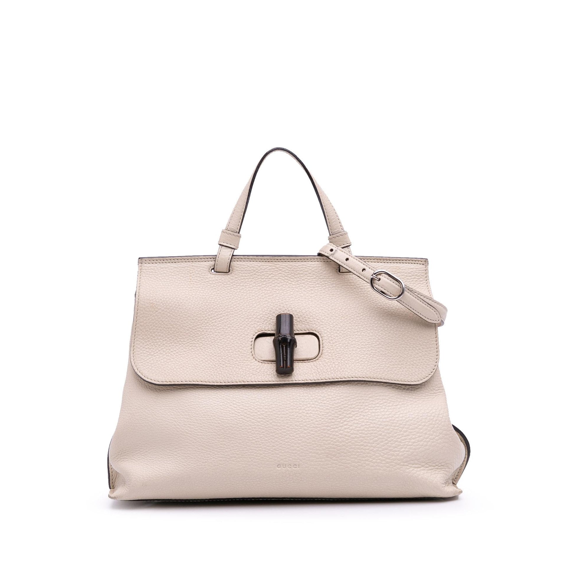 Gucci Bamboo Daily Leather Medium Travel Bag