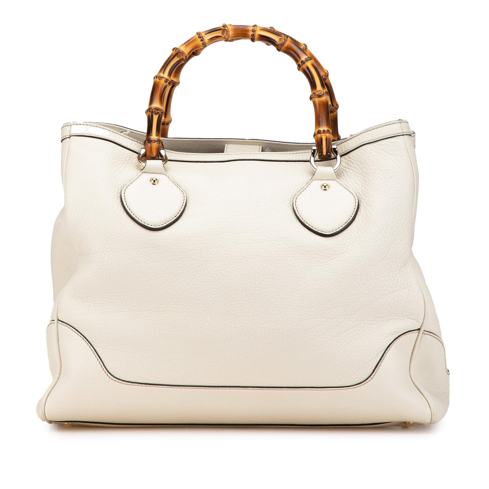 Gucci Bamboo Diana Leather Calf Brown Medium Tote Bag