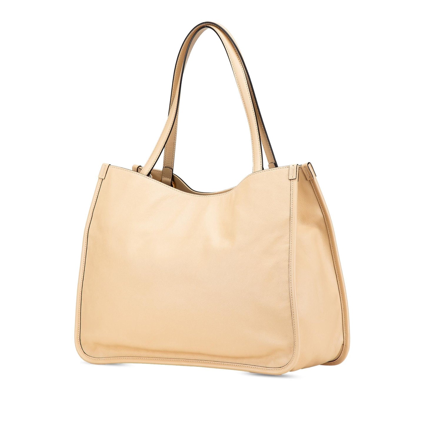 Gucci Horsebit Leather Calf Brown Medium Tote Bag