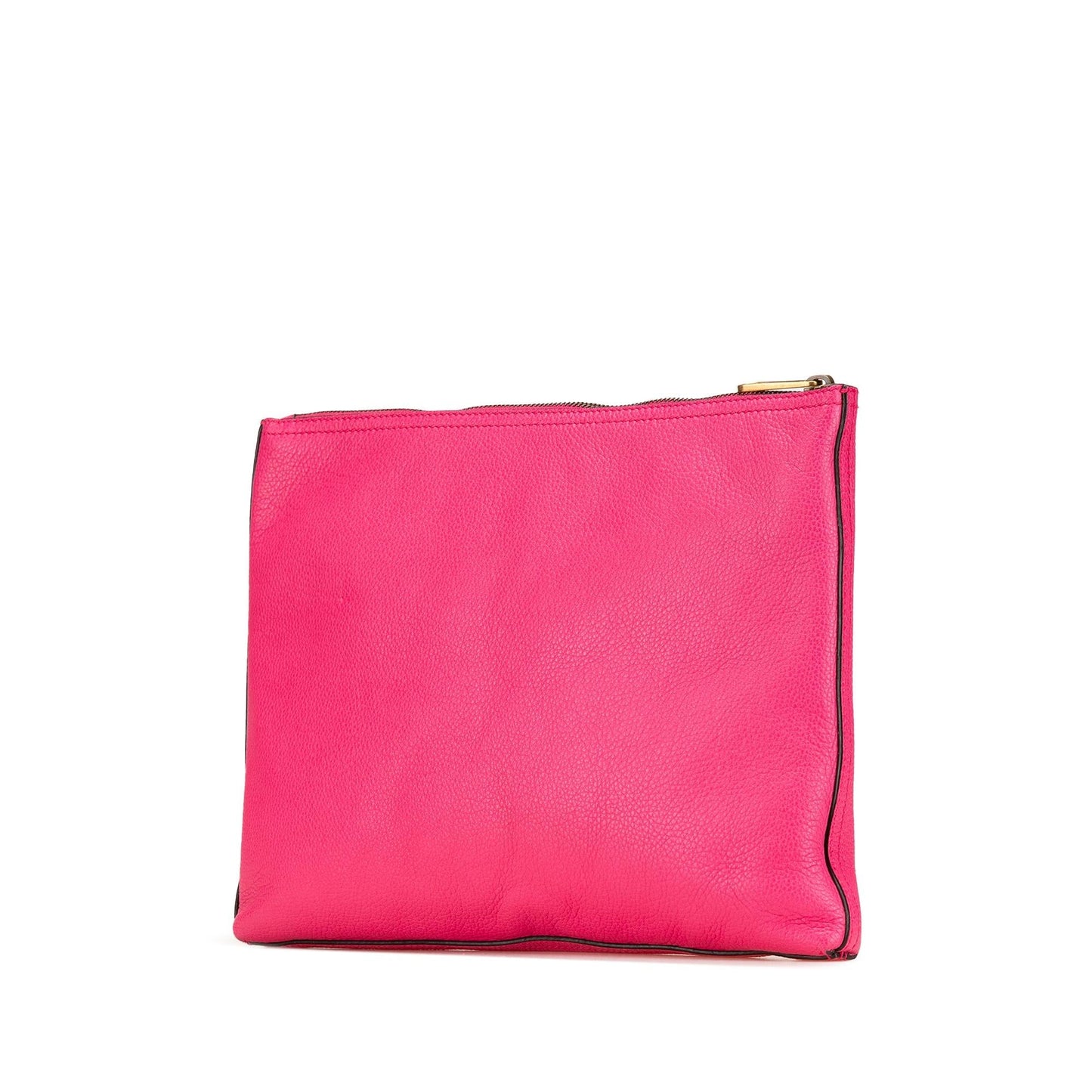 Gucci Logo Portfolio Leather Calf Pink Medium Clutch Bag Clutch 3