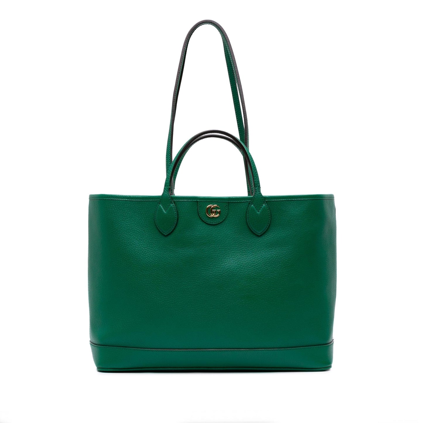 Gucci Ophidia Leather Calf Green Medium Tote Bag