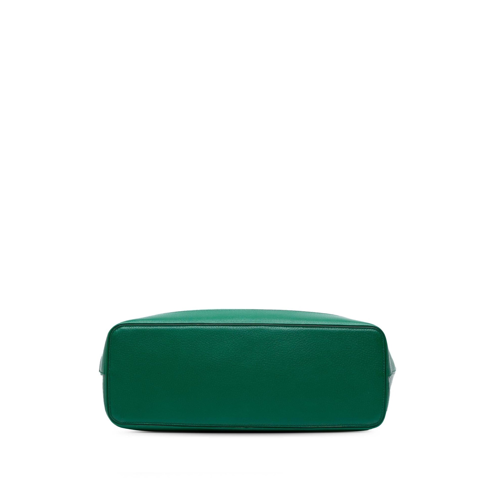 Gucci Ophidia Leather Calf Green Medium Tote Bag Tote 1