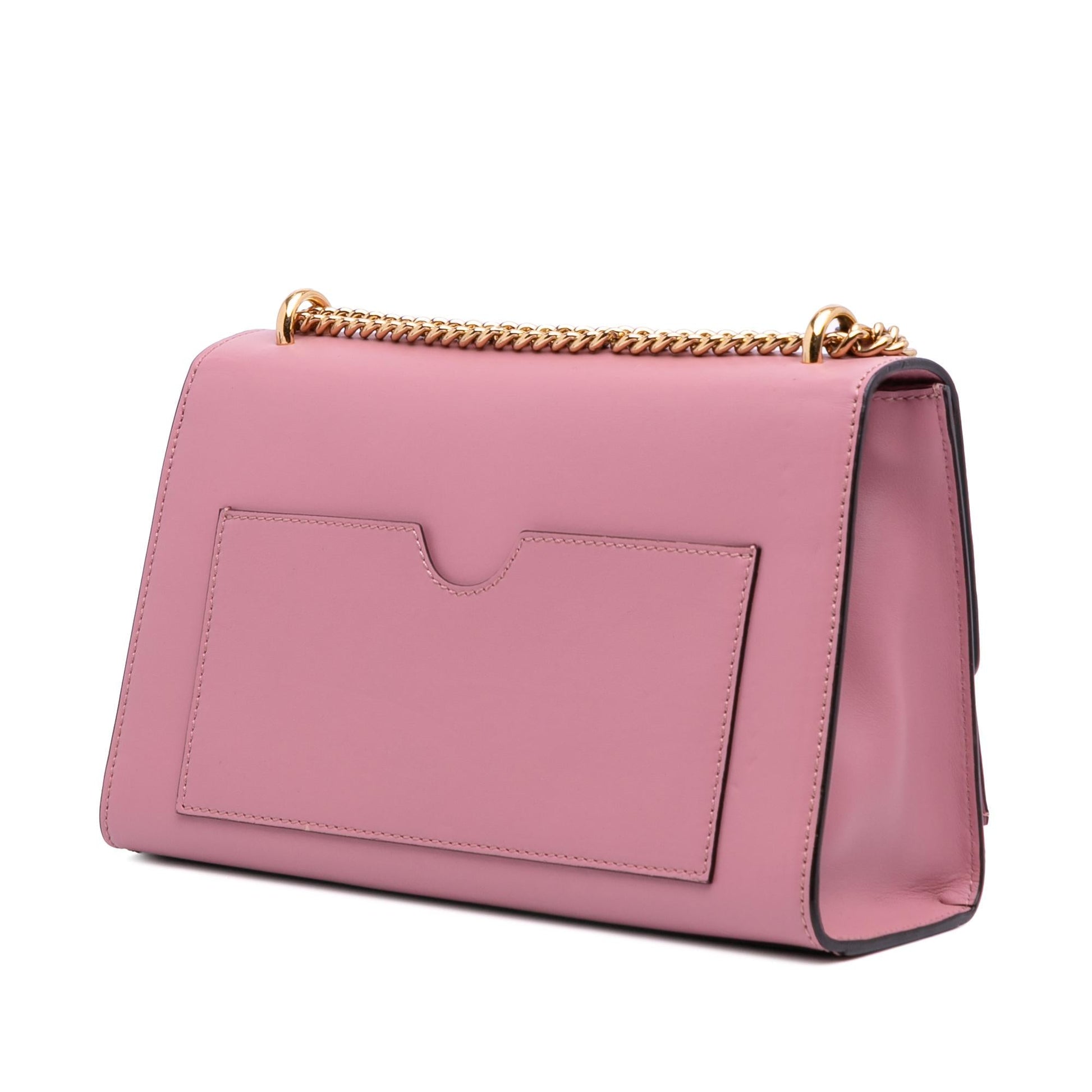 Gucci Padlock Leather Calf Pink Medium Shoulder Bag