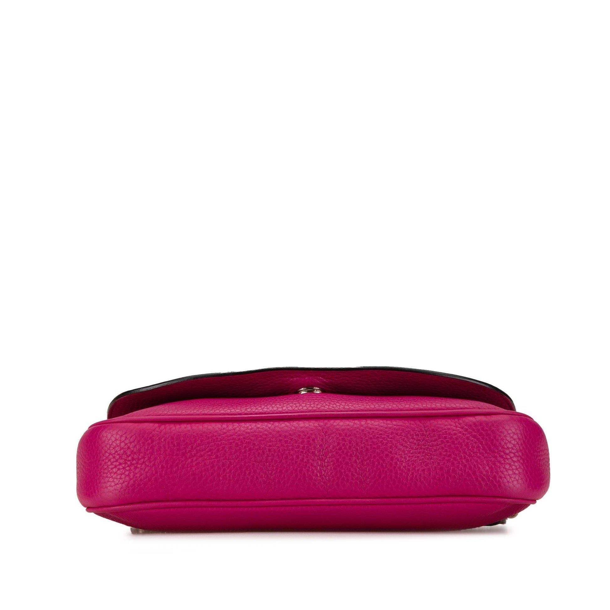 Gucci Soho Chain Flap SHG-eeJesX Leather Calf Pink Medium Crossbody Bag
