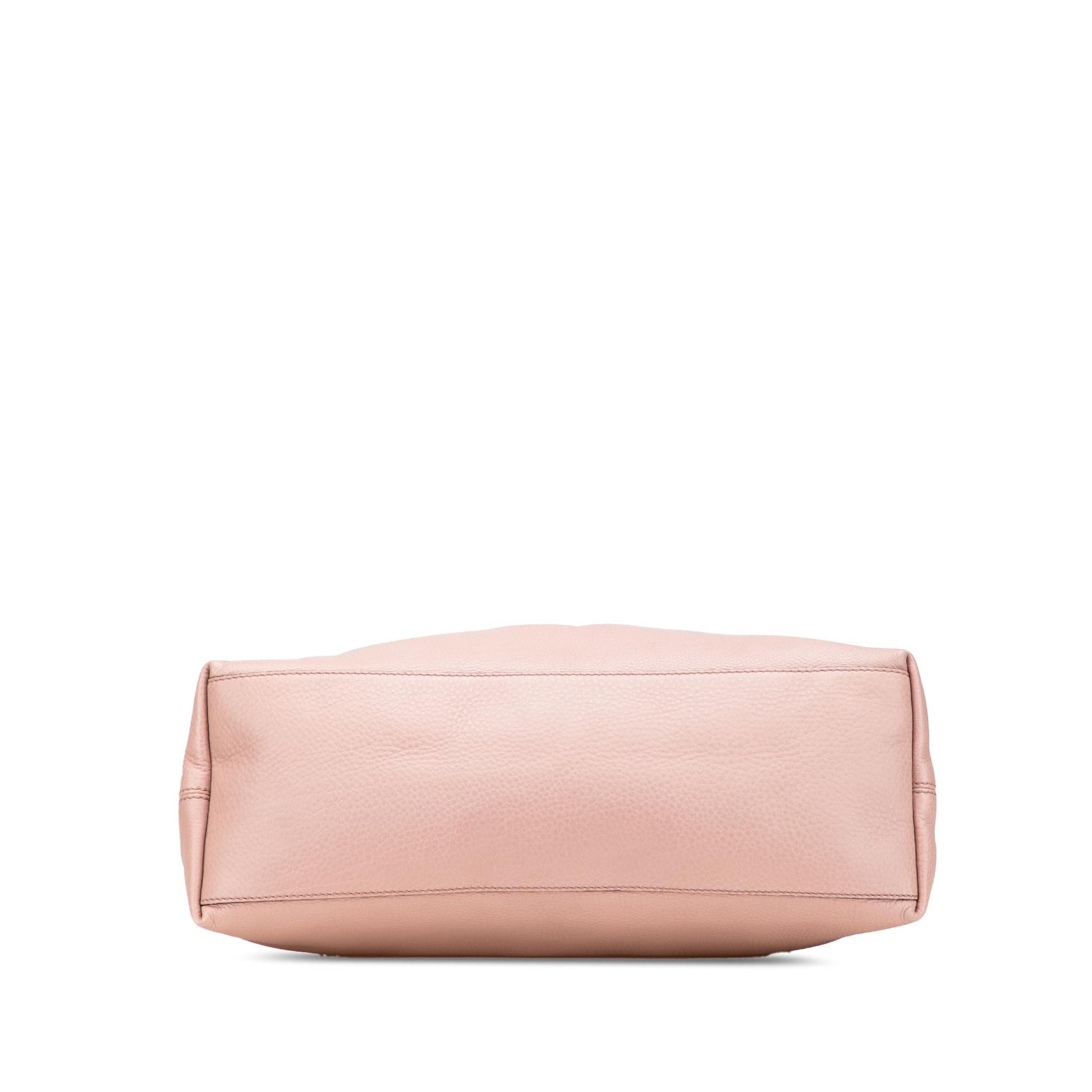 Gucci Soho Chain Leather Calf Pink Medium Tote Bag Tote 18