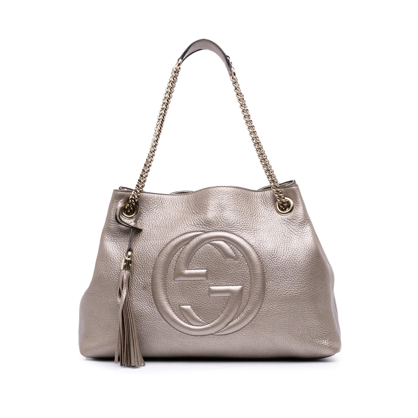 Gucci Soho Leather Medium Chain Tote Bag Tote 19