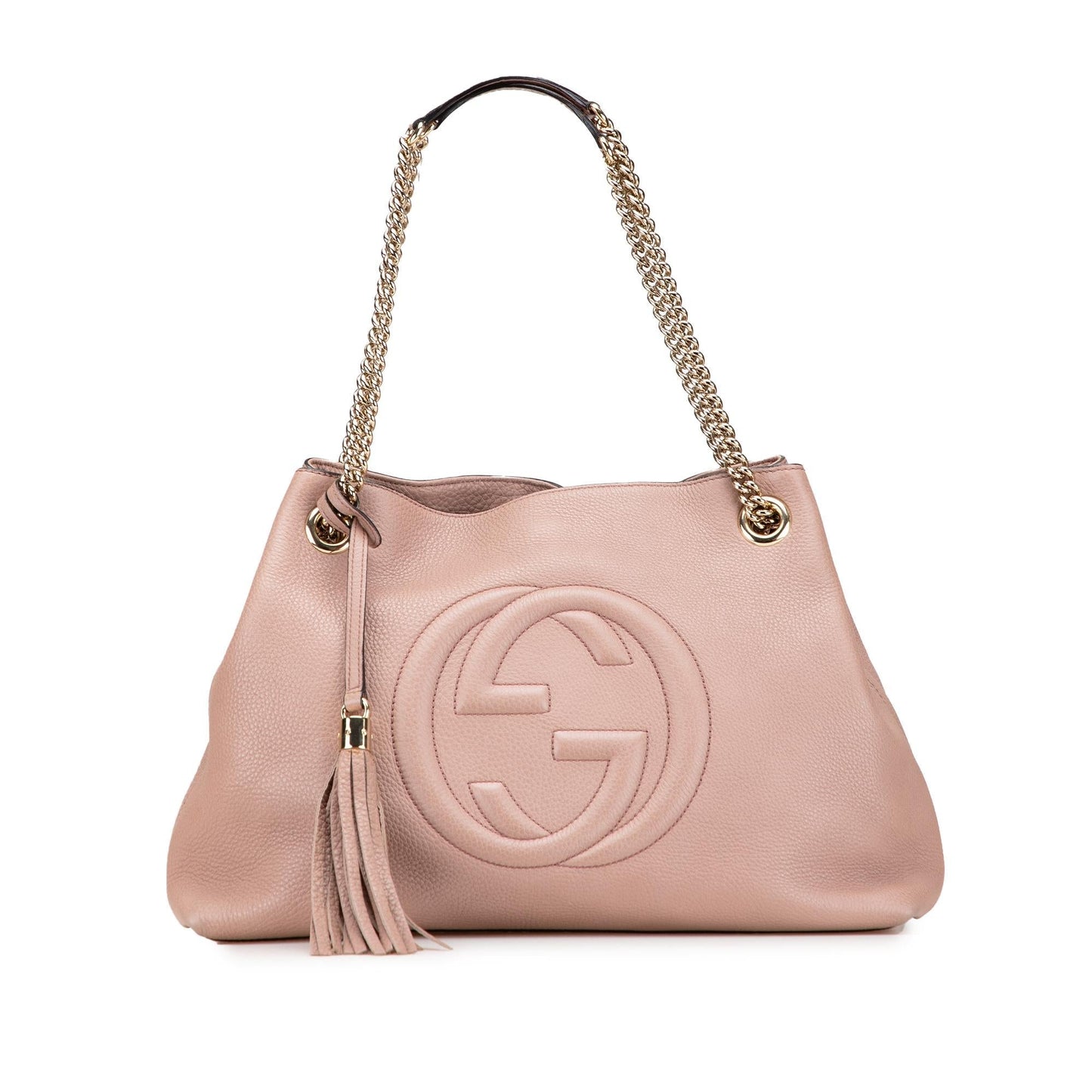 Gucci Soho Leather Medium Chain Tote Bag Tote 22
