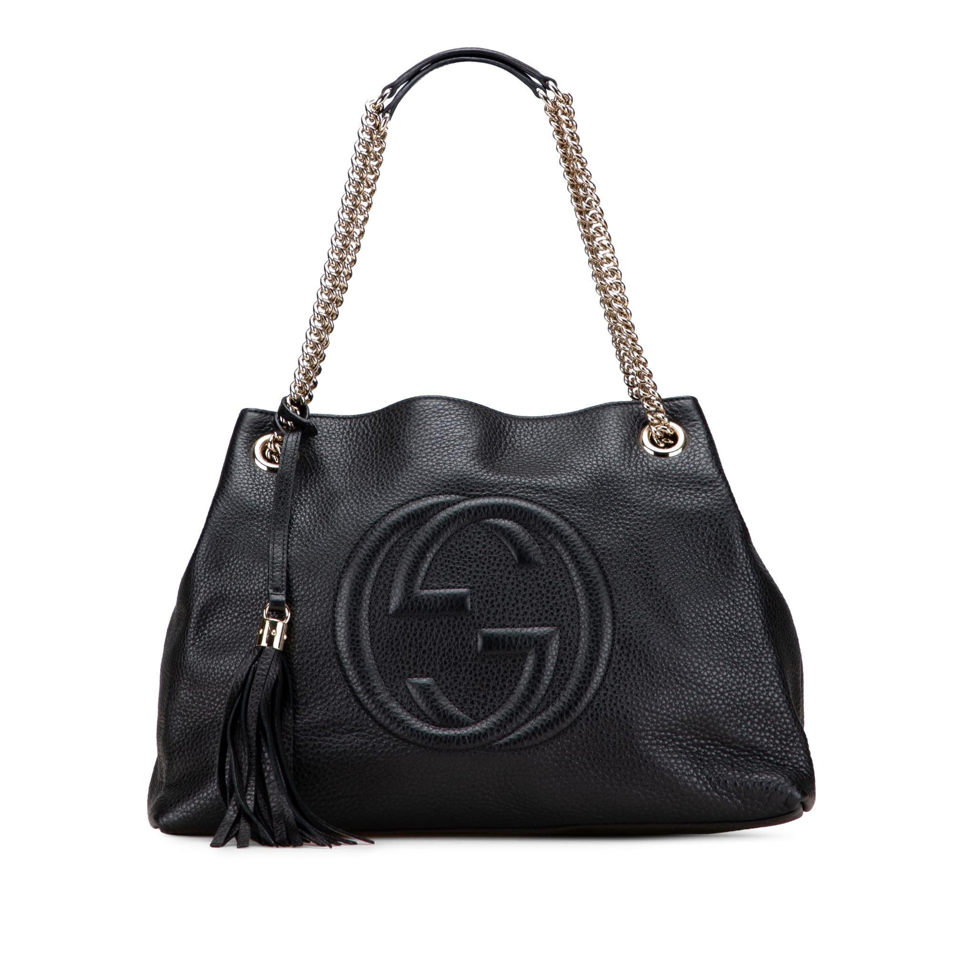 Gucci Soho Leather Medium Chain Tote Bag Tote 23
