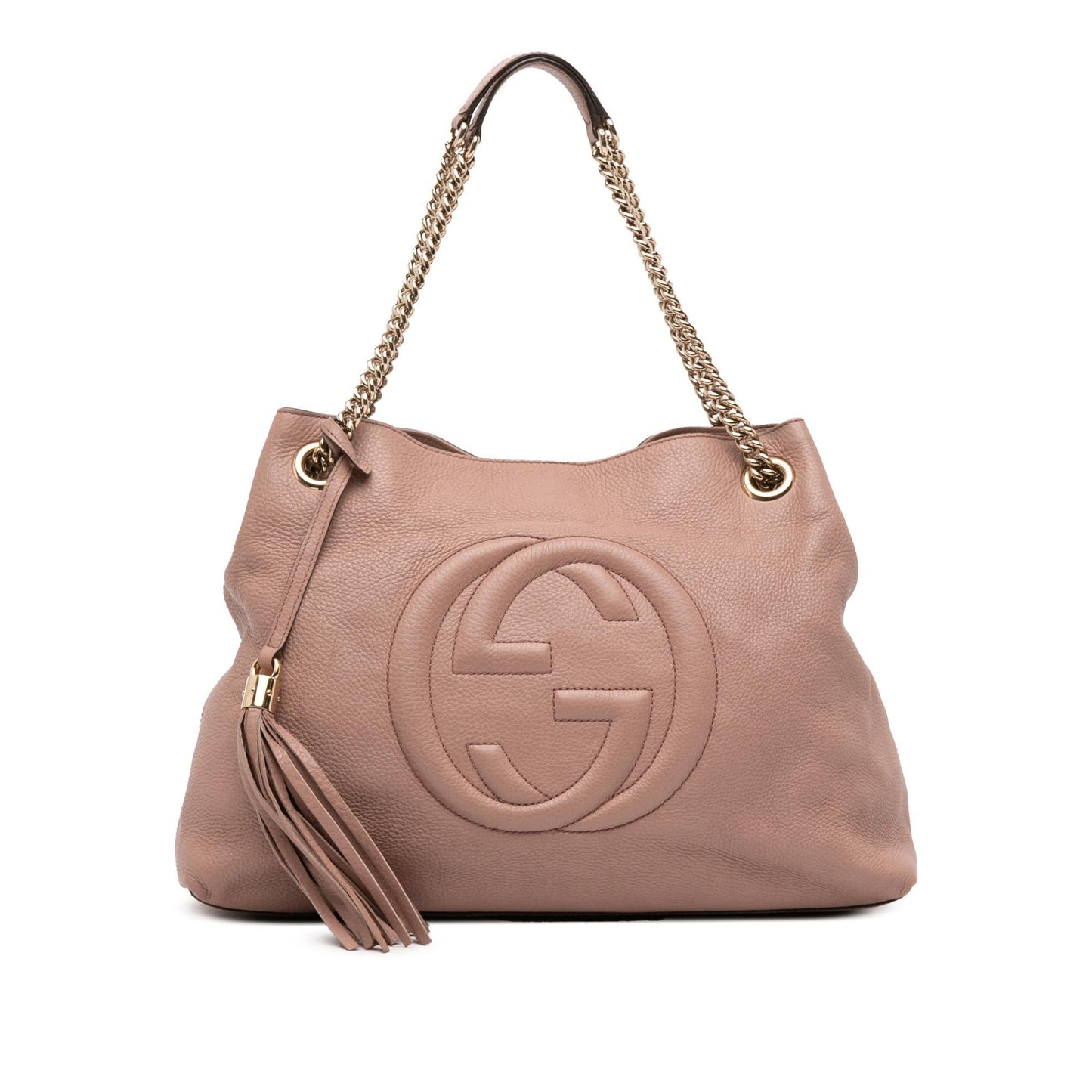 Gucci Soho Leather Medium Chain Tote Bag Tote 24