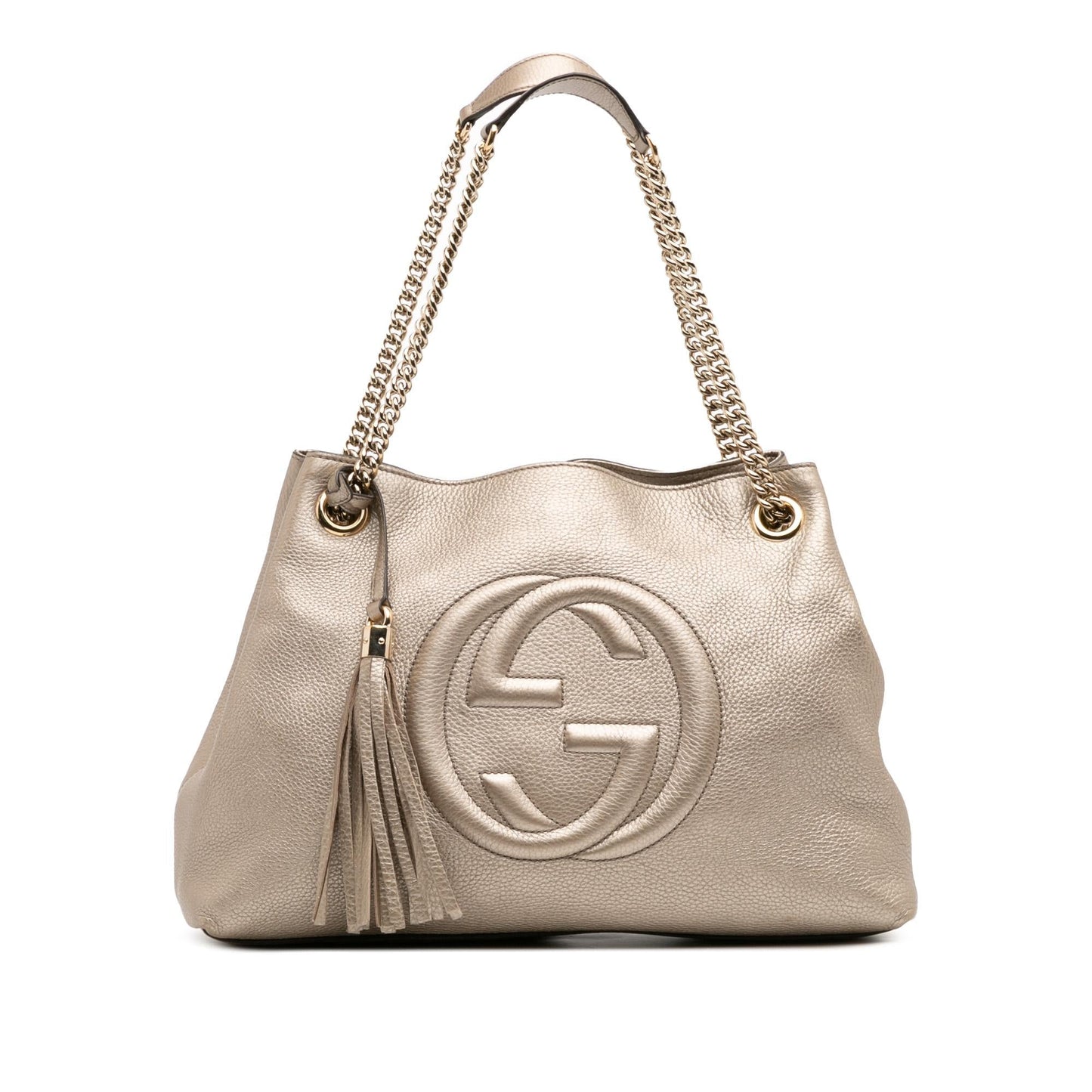 Gucci Soho Leather Medium Chain Tote Bag Tote 25