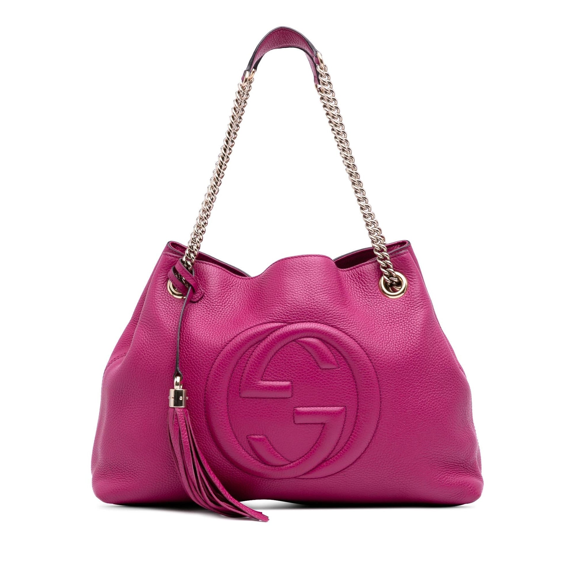 Gucci Soho Leather Medium Chain Tote Bag Tote 29