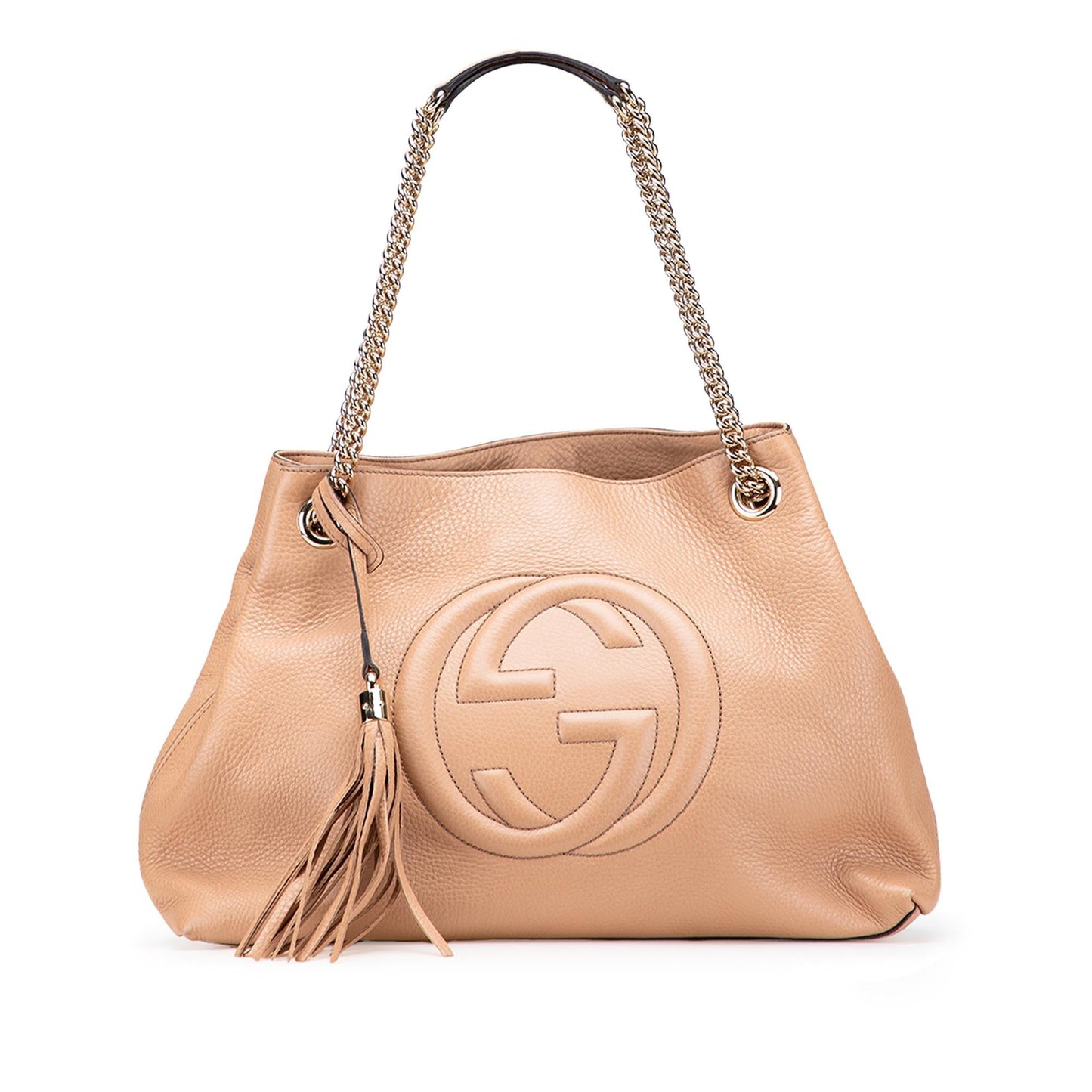 Gucci Soho Leather Medium Chain Tote Bag Tote 26