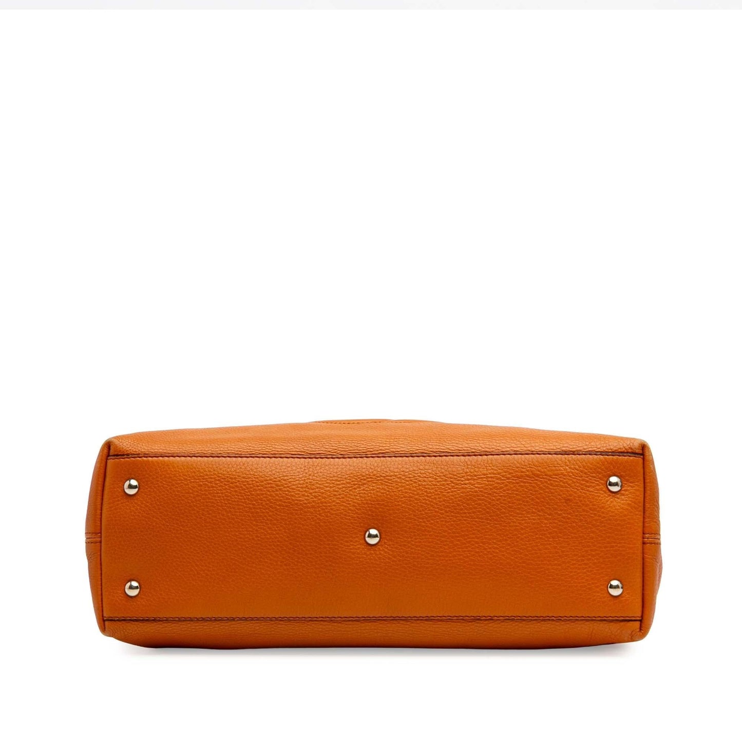 Gucci Soho Working Leather Calf Orange Medium Satchel Bag Satchel 1