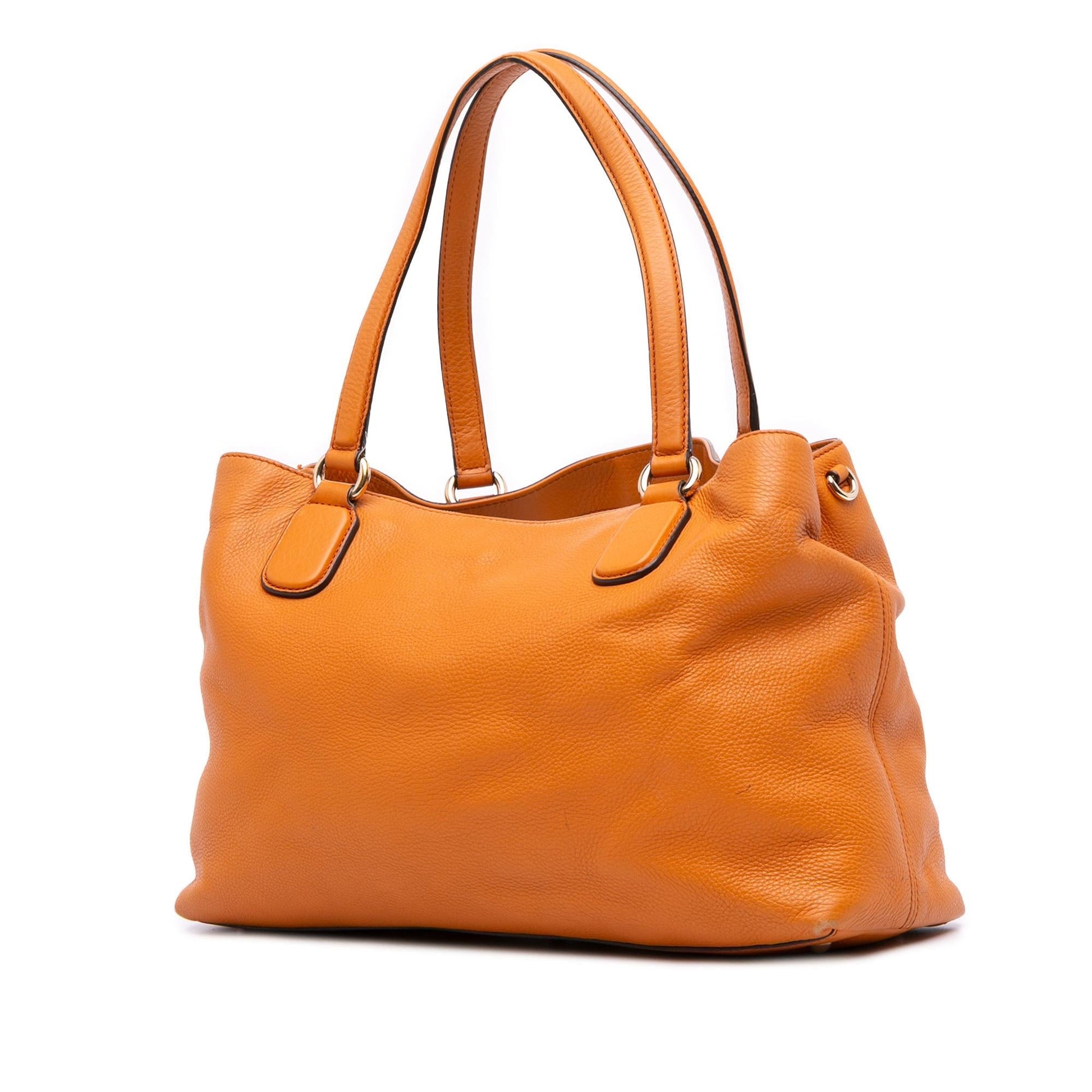Gucci Soho Working Leather Medium Travel Bag