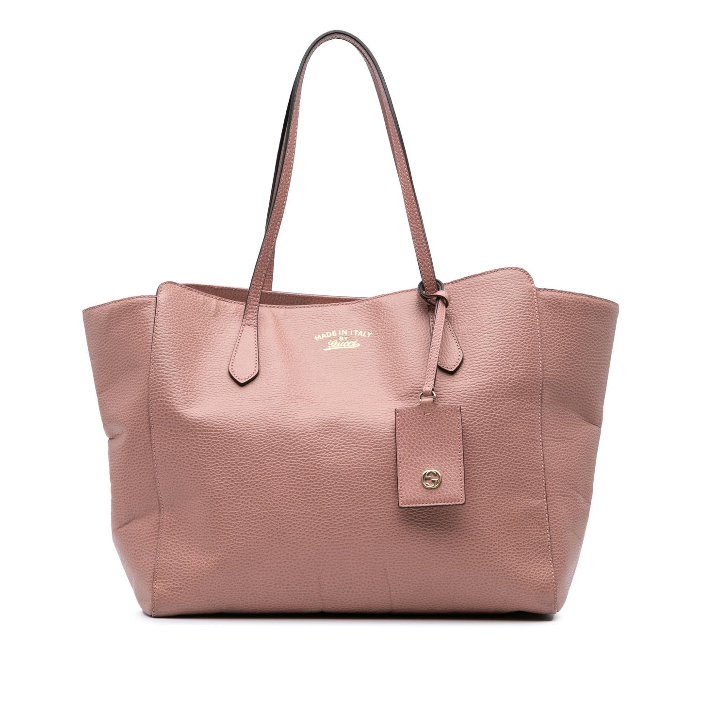 Gucci Swing Leather Calf Pink Medium Tote Bag Swing Tote