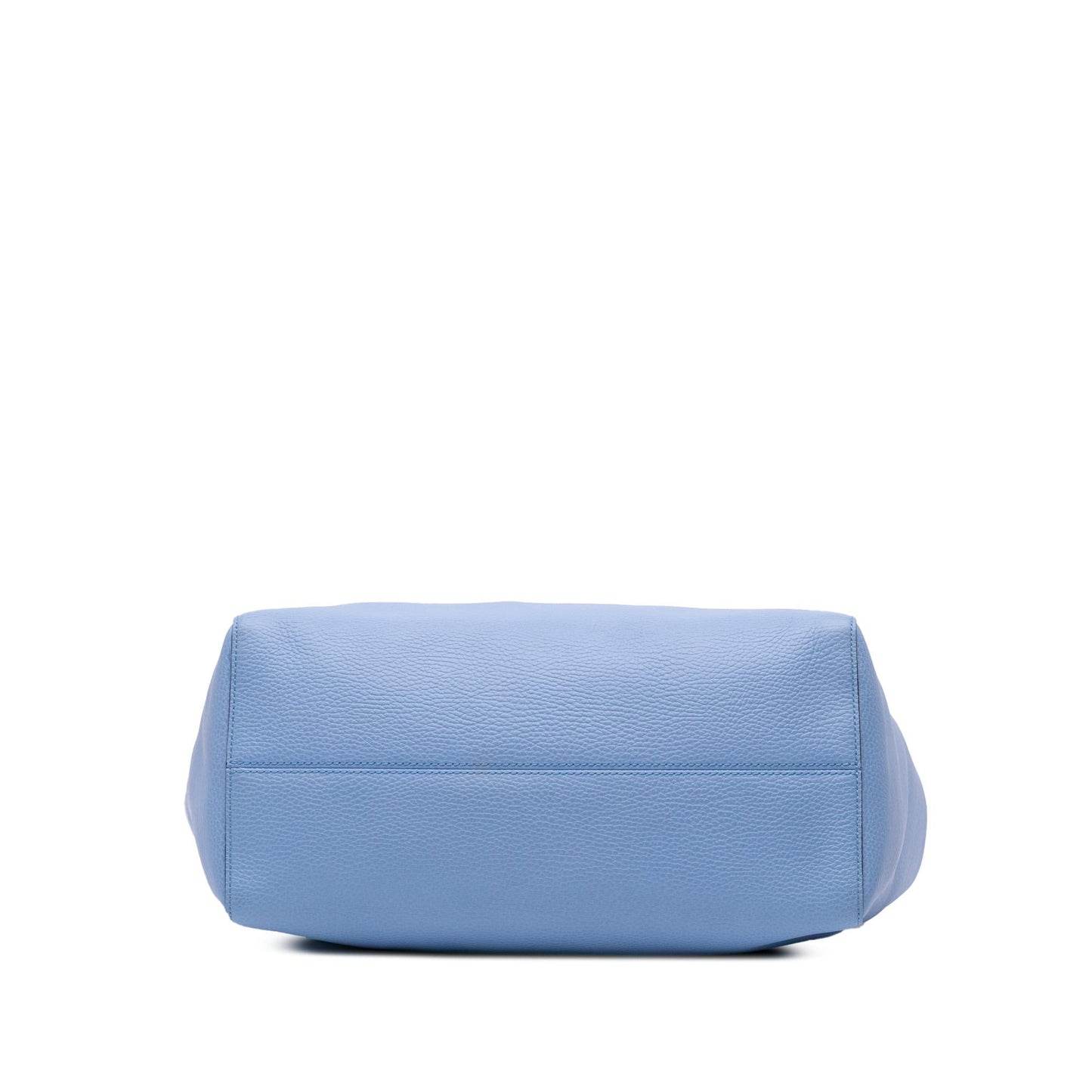 Gucci Swing Leather Calf Blue Medium Tote Bag