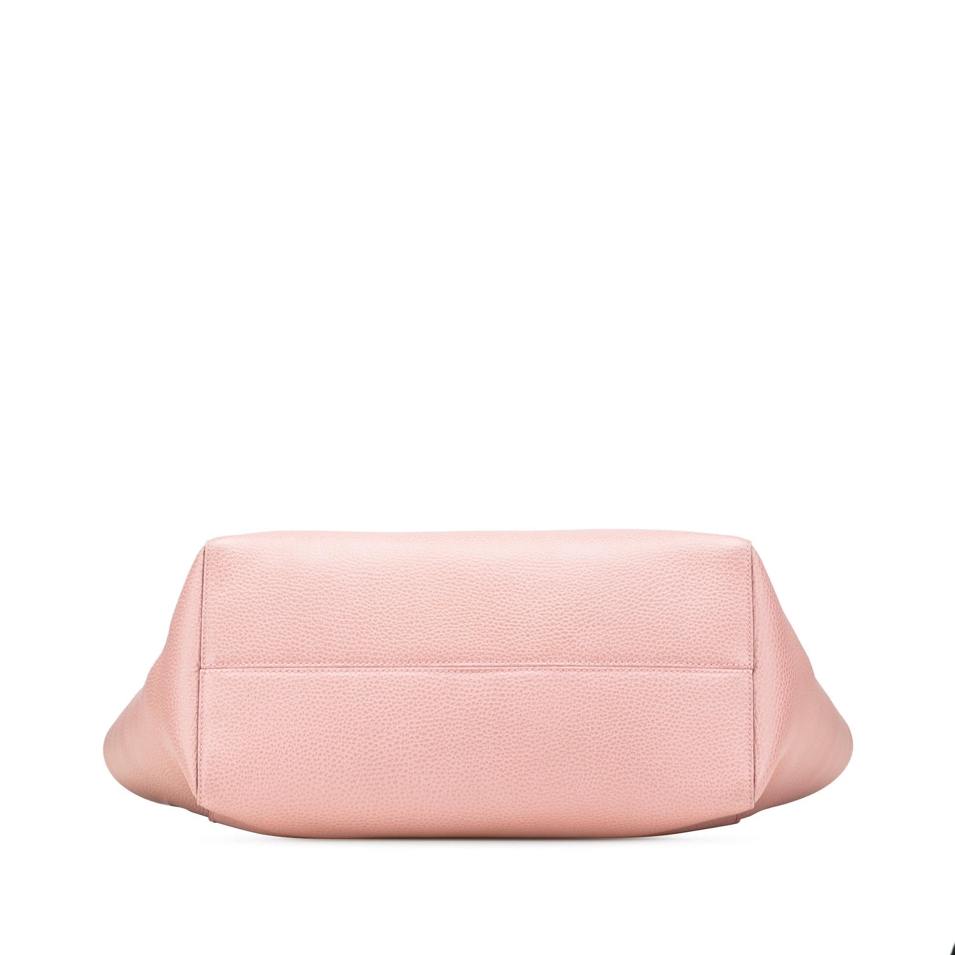 Gucci Swing Leather Calf Pink Medium Tote Bag Tote 3