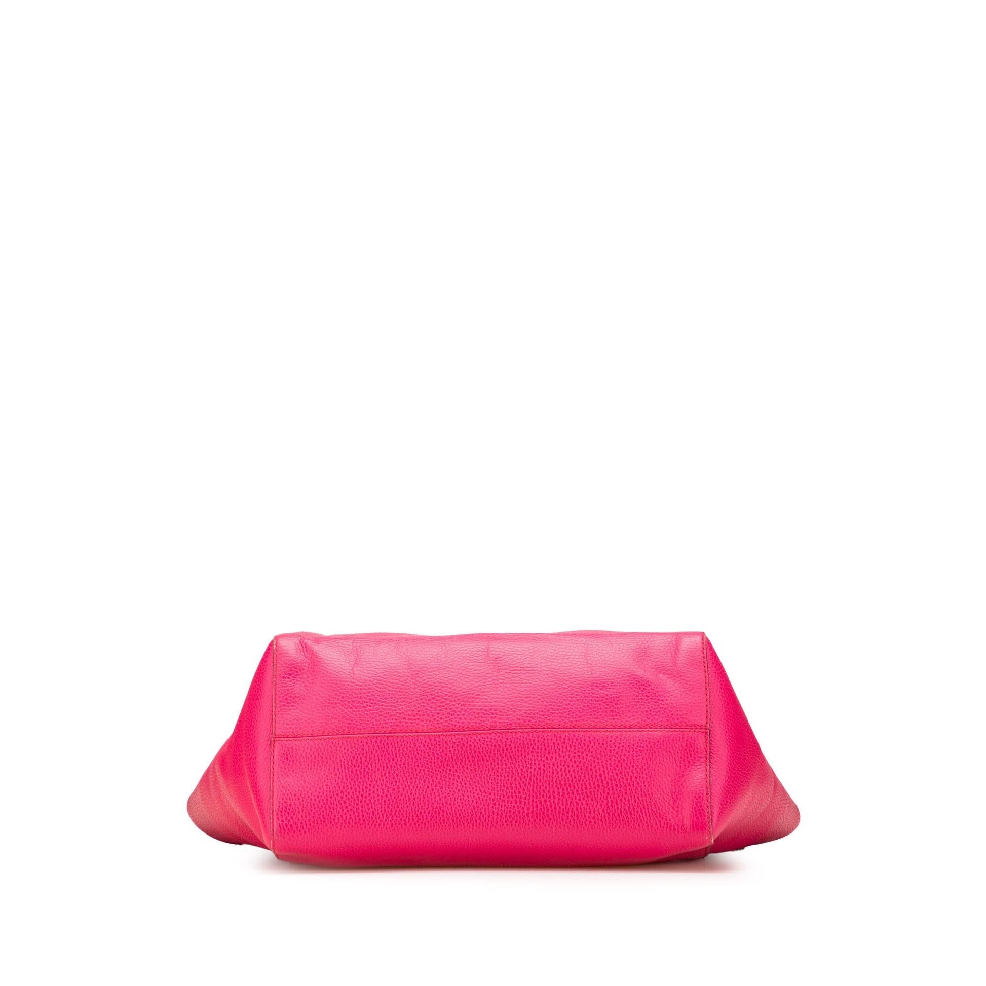 Gucci Swing Leather Calf Pink Medium Tote Bag