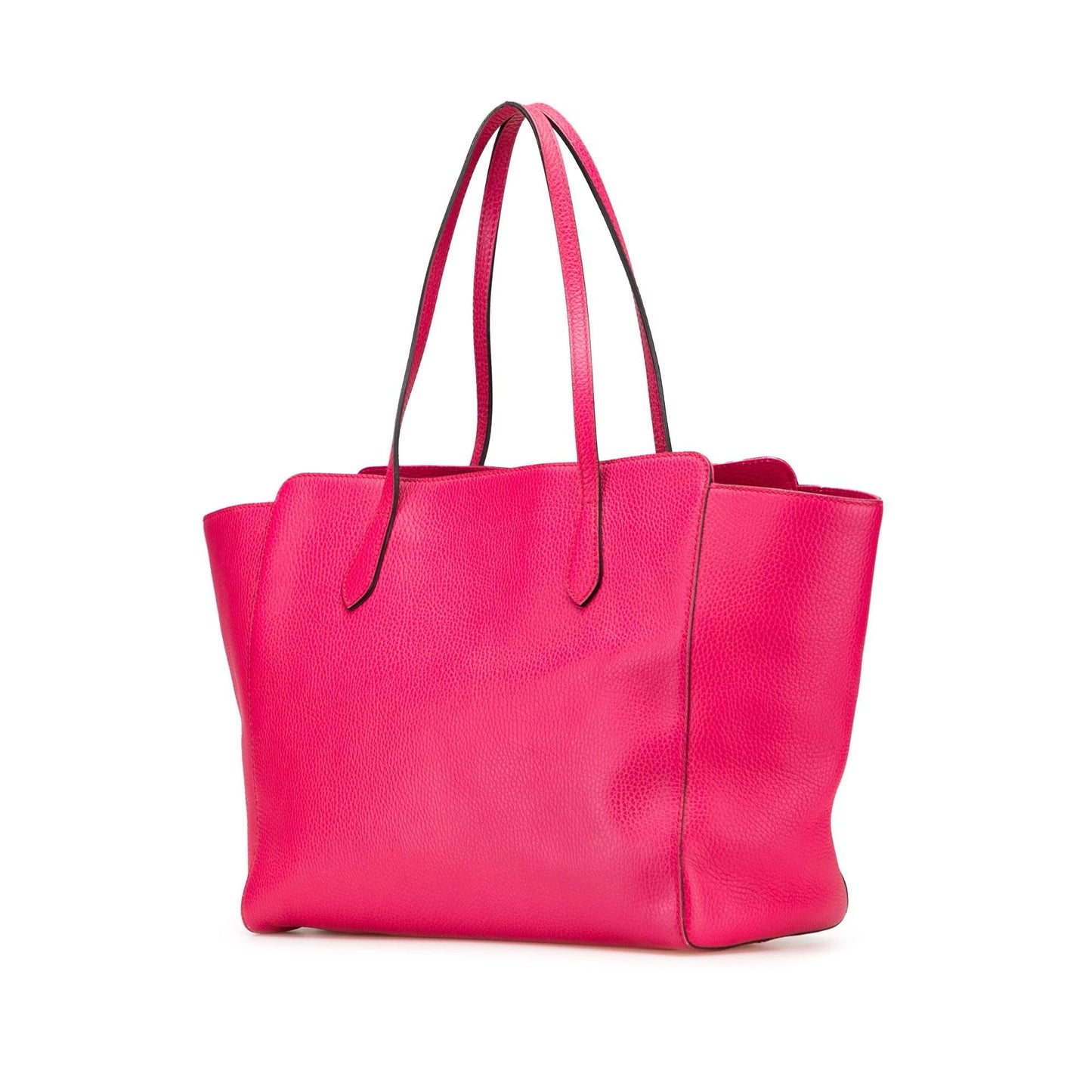 Gucci Swing Leather Calf Pink Medium Tote Bag