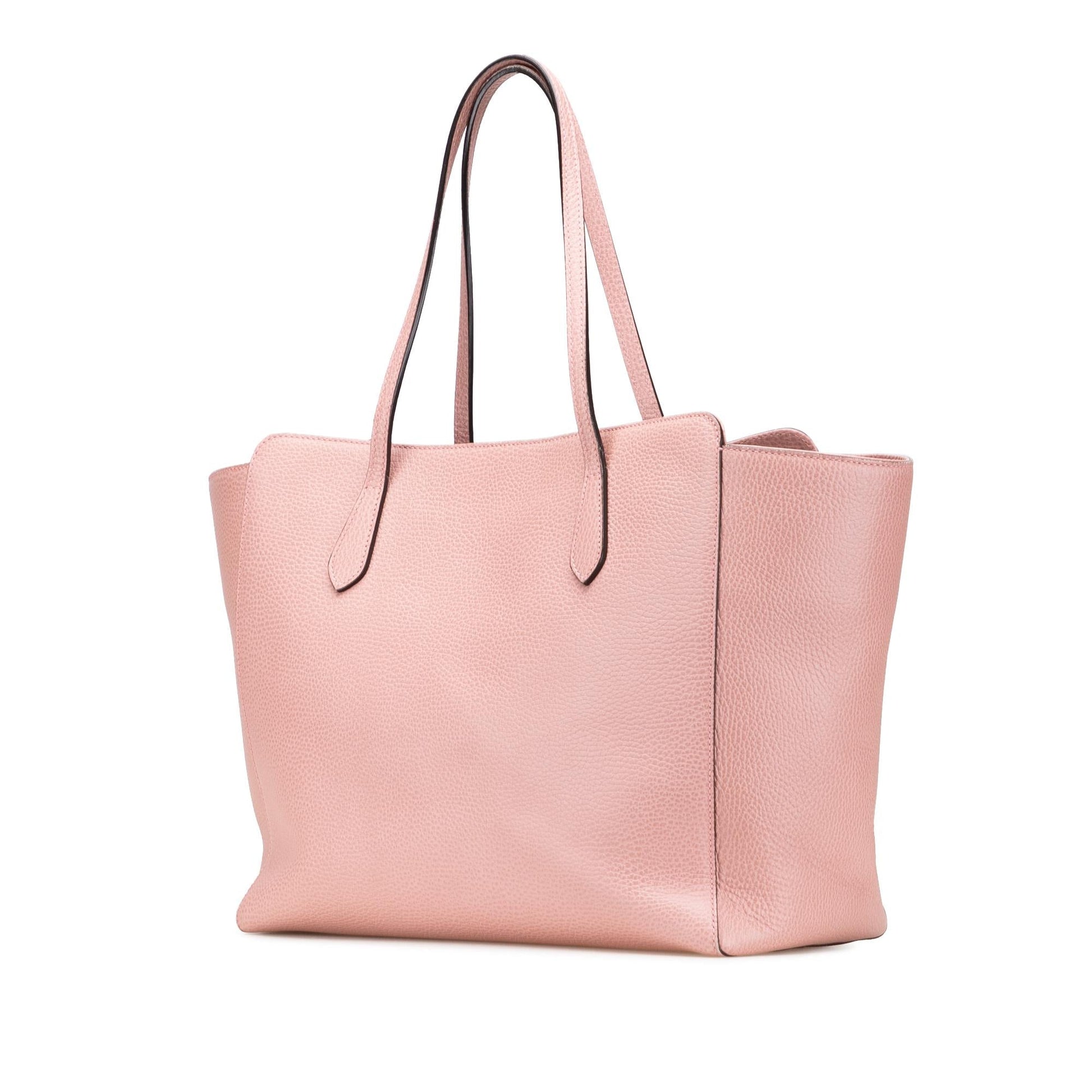 Gucci Swing Leather Calf Pink Medium Tote Bag Tote 5