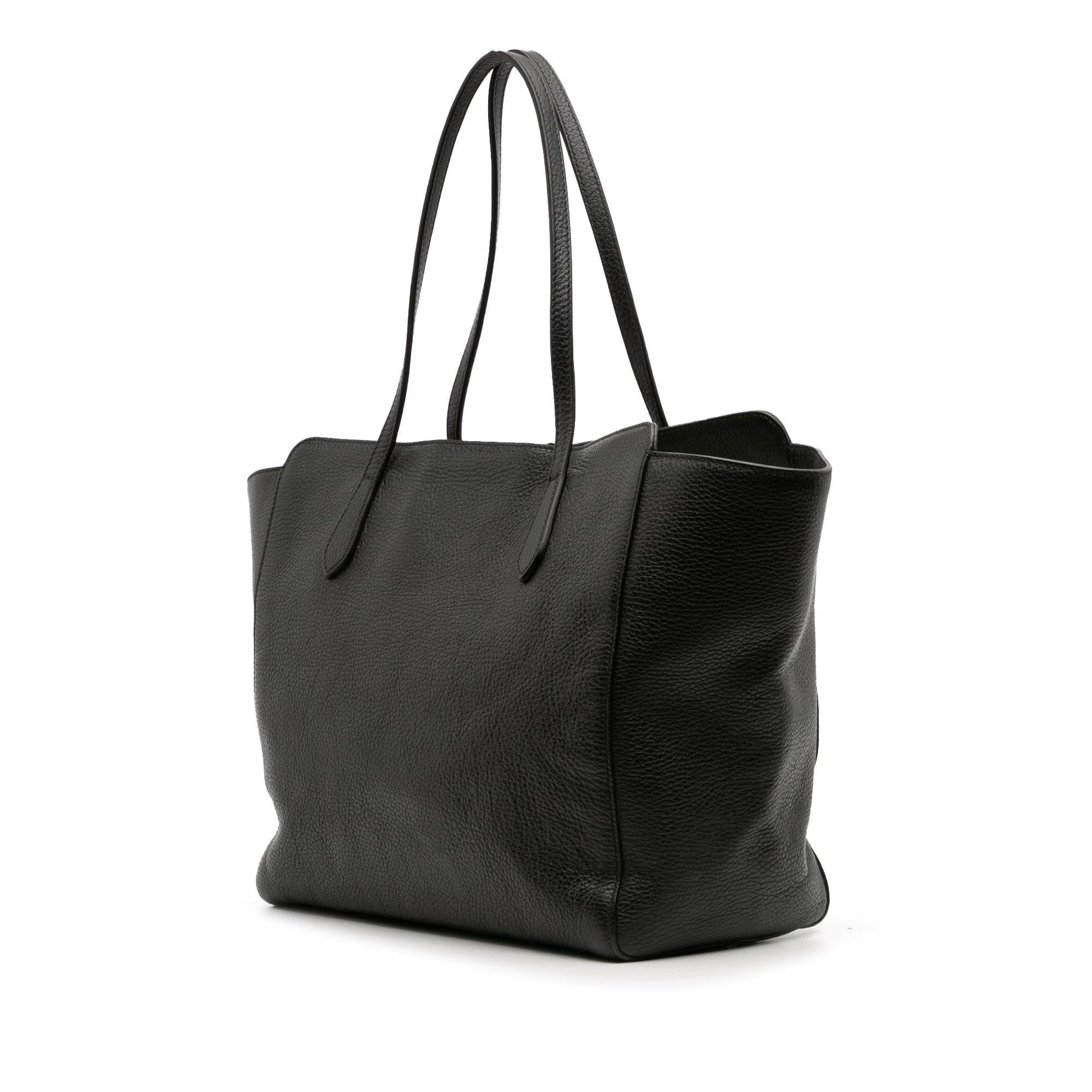 Gucci Swing Leather Medium Tote Bag